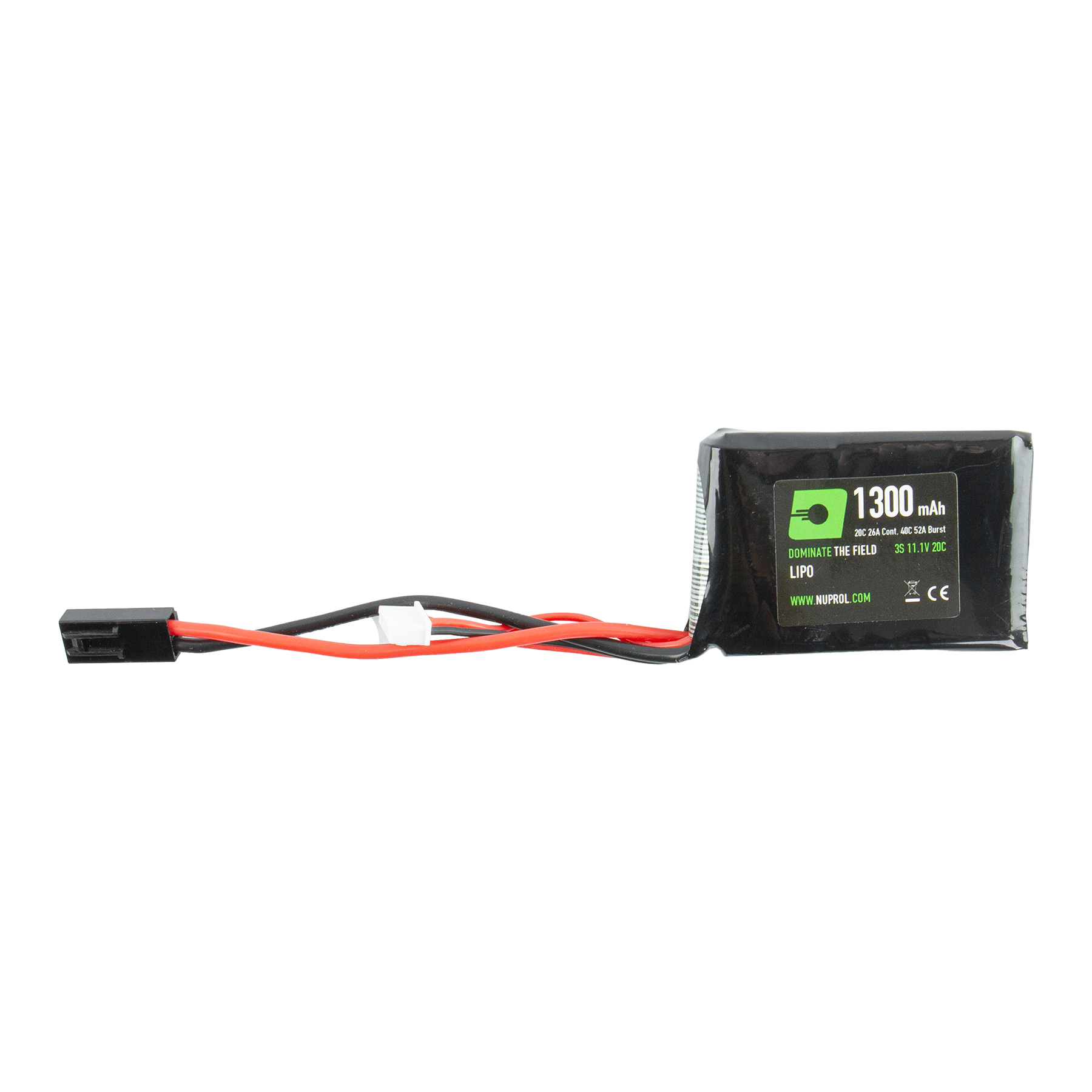 Tamiya 11,1V 1300mAh 20C LiPo Akku, 1 Stick PEQ