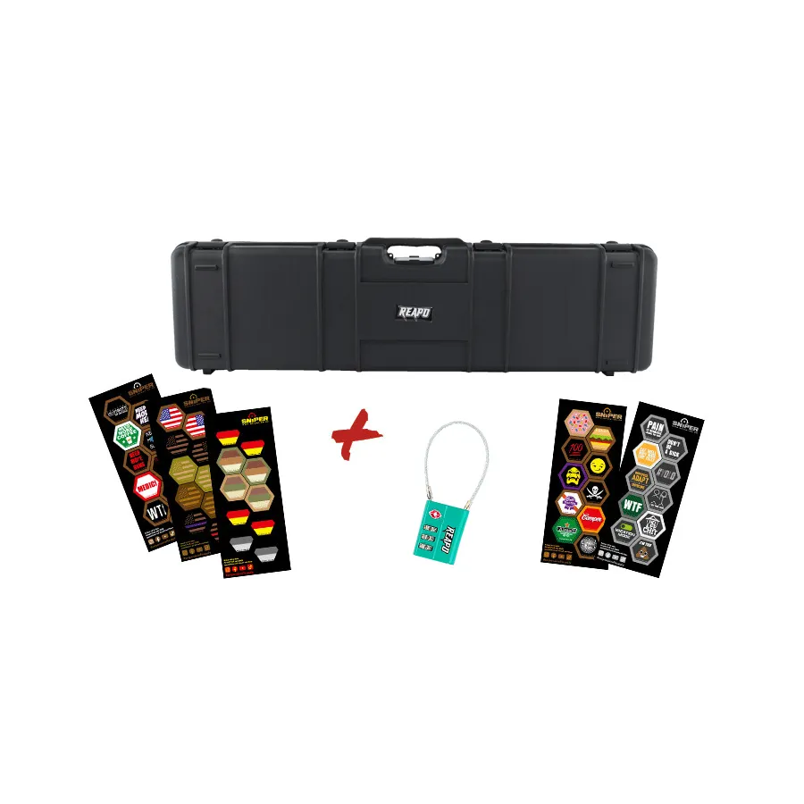 Kofferset Reapo Waffenkoffer 117,5 cm, wave foam