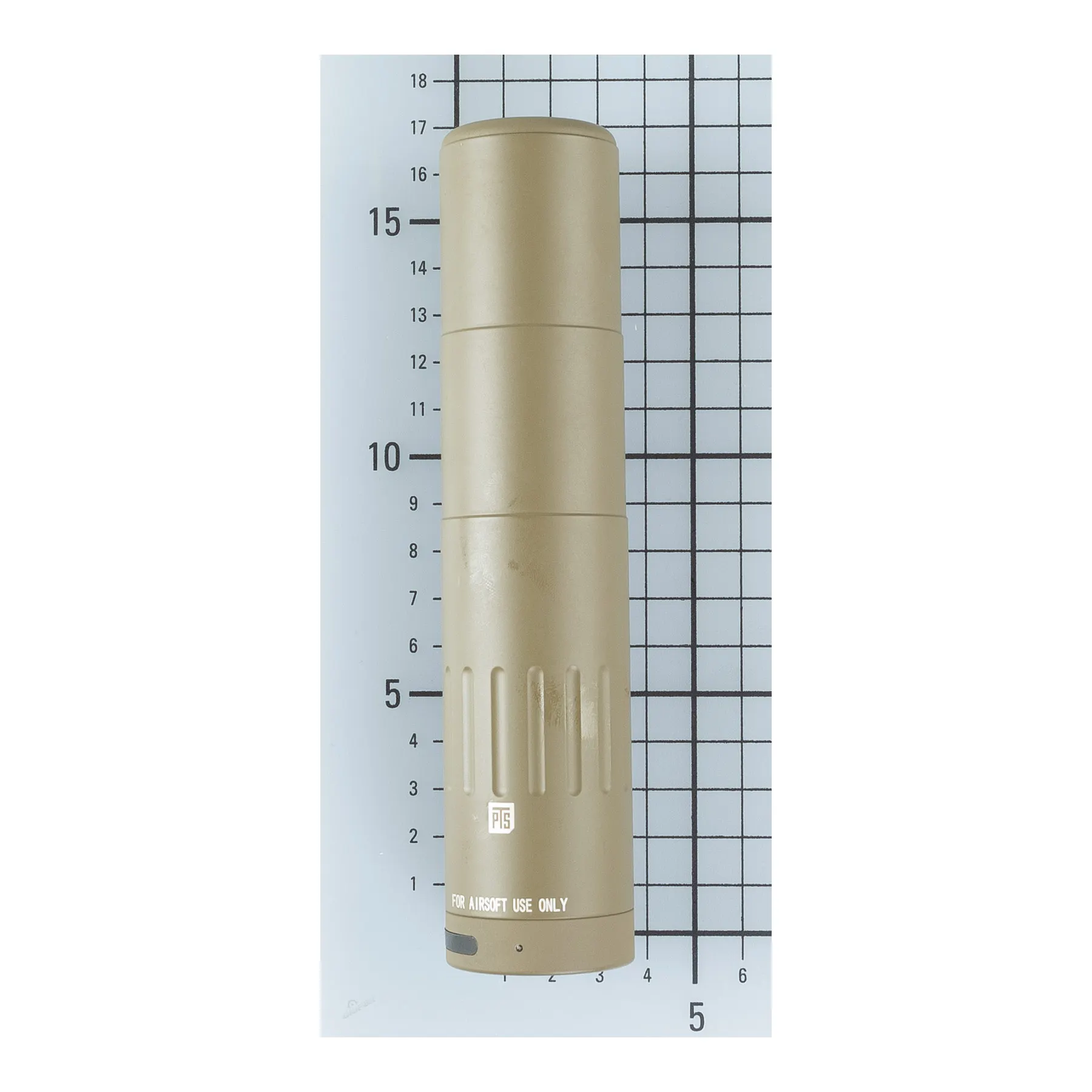 PTS MK18SD Mock Suppressor, Dark Earth PTS MK18SD Mock Suppressor, Dark Earth