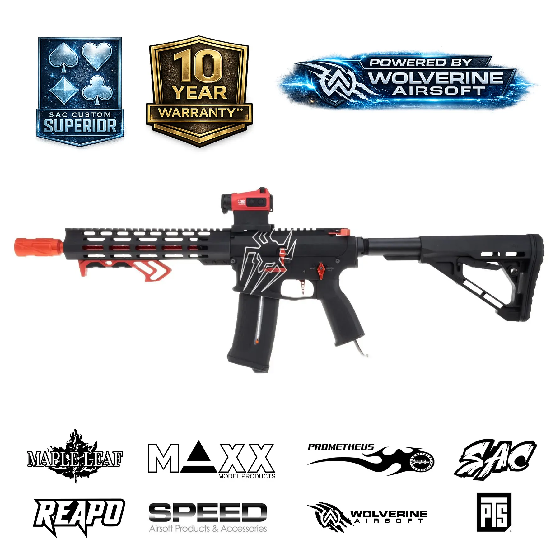 SAC AR SOLID - "Airsoft Dudes" Edition, HPA