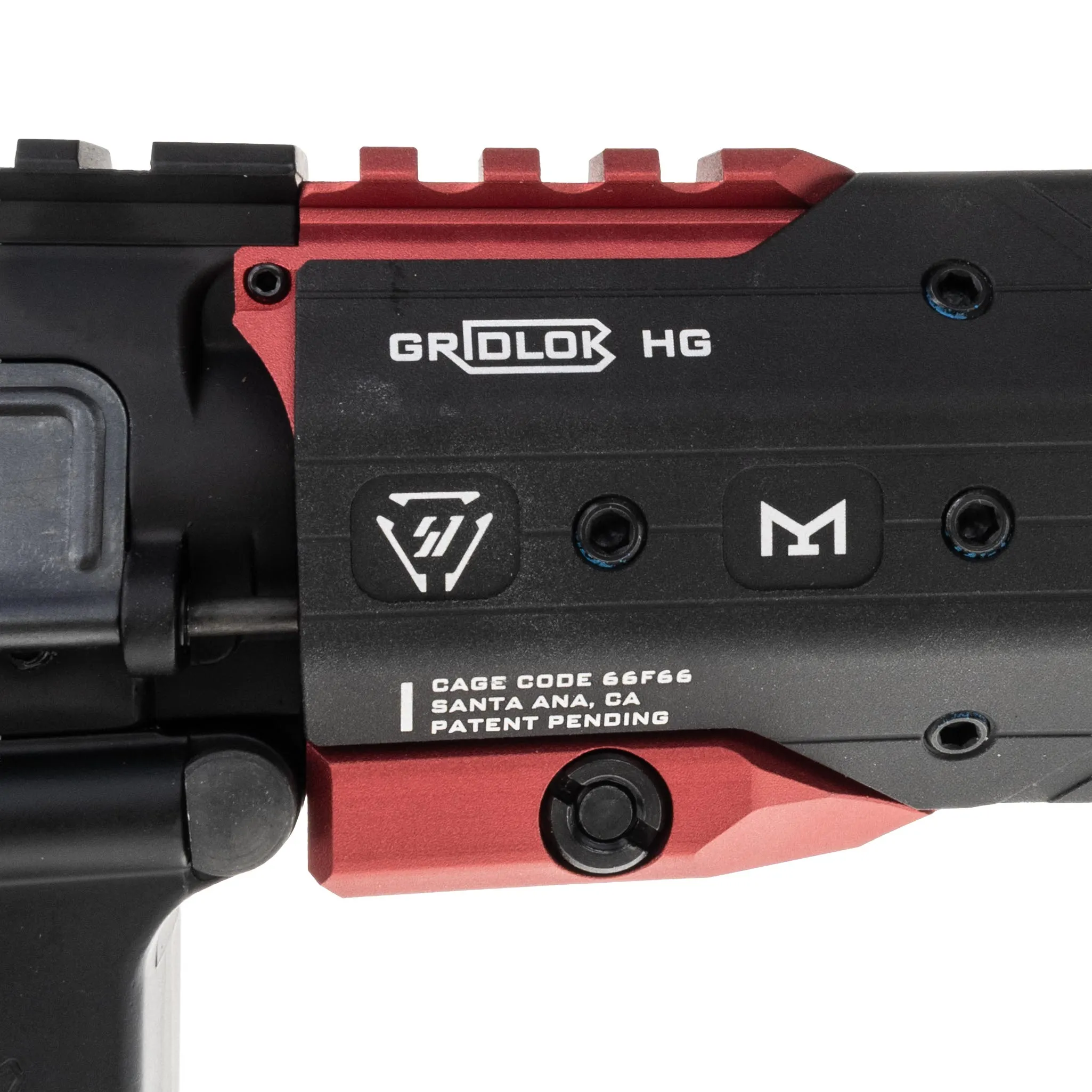 SAC x Fusion F2 Strike Industried Gridlock 11", Black/Red