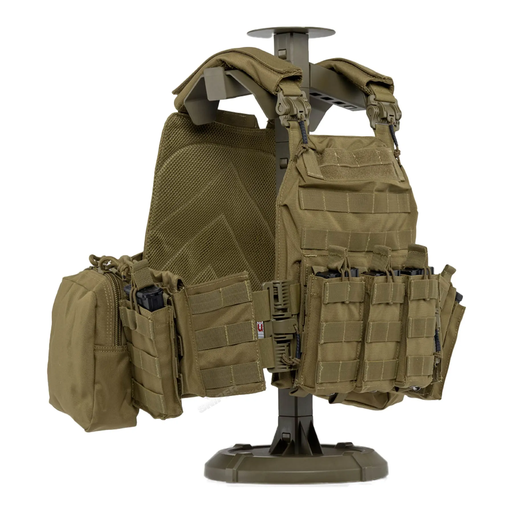 Reapo XXL Big Size Plattenträger, Tan Reapo XXL Big Size Plattenträger, Tan