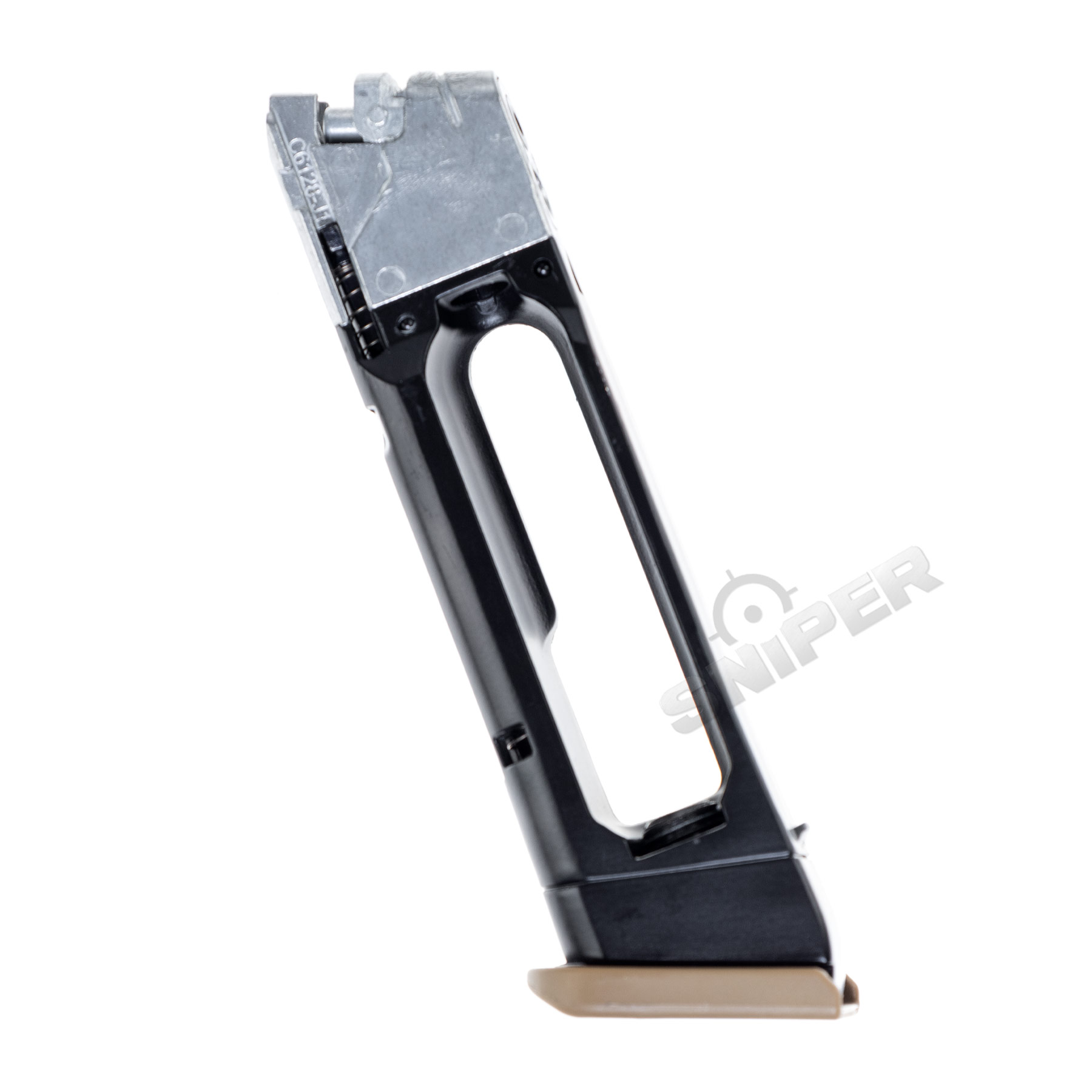 Glock 17 Gen 5 GBB Softair Pistole, Black/Tan
