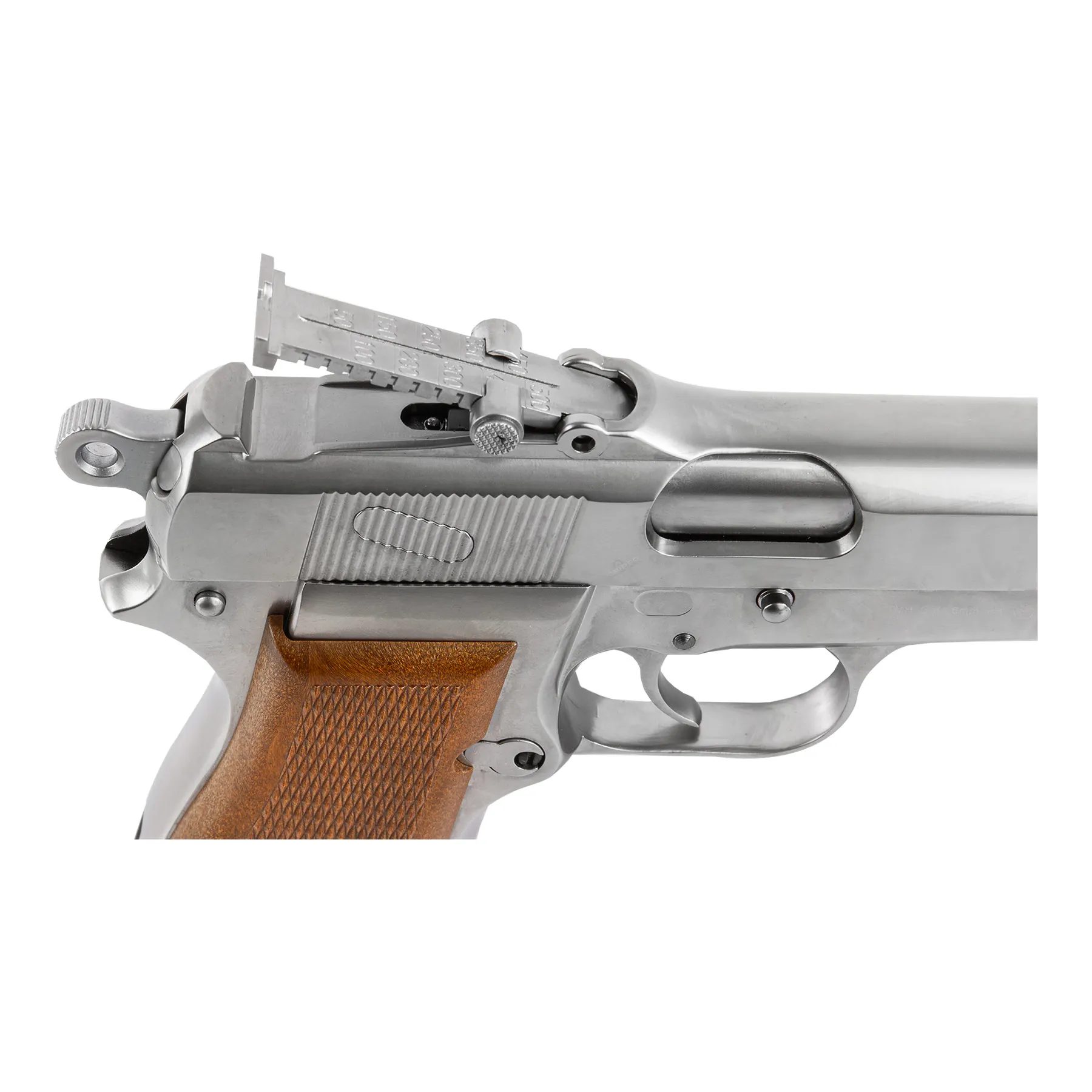 WE Hi-Power Full Metal Silver GBB Softair Pistole