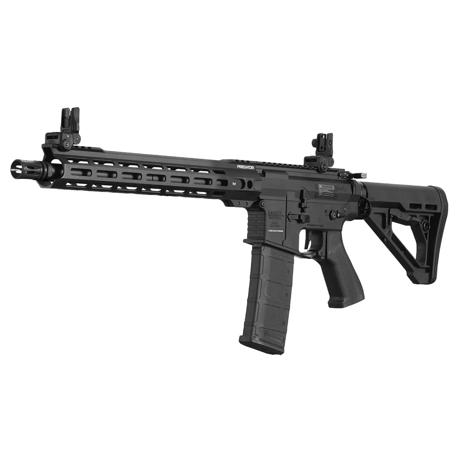 Lancer Tactical Predator LT-42 Gen.4 w/ Nebula II ETU, (S)AEG, Black