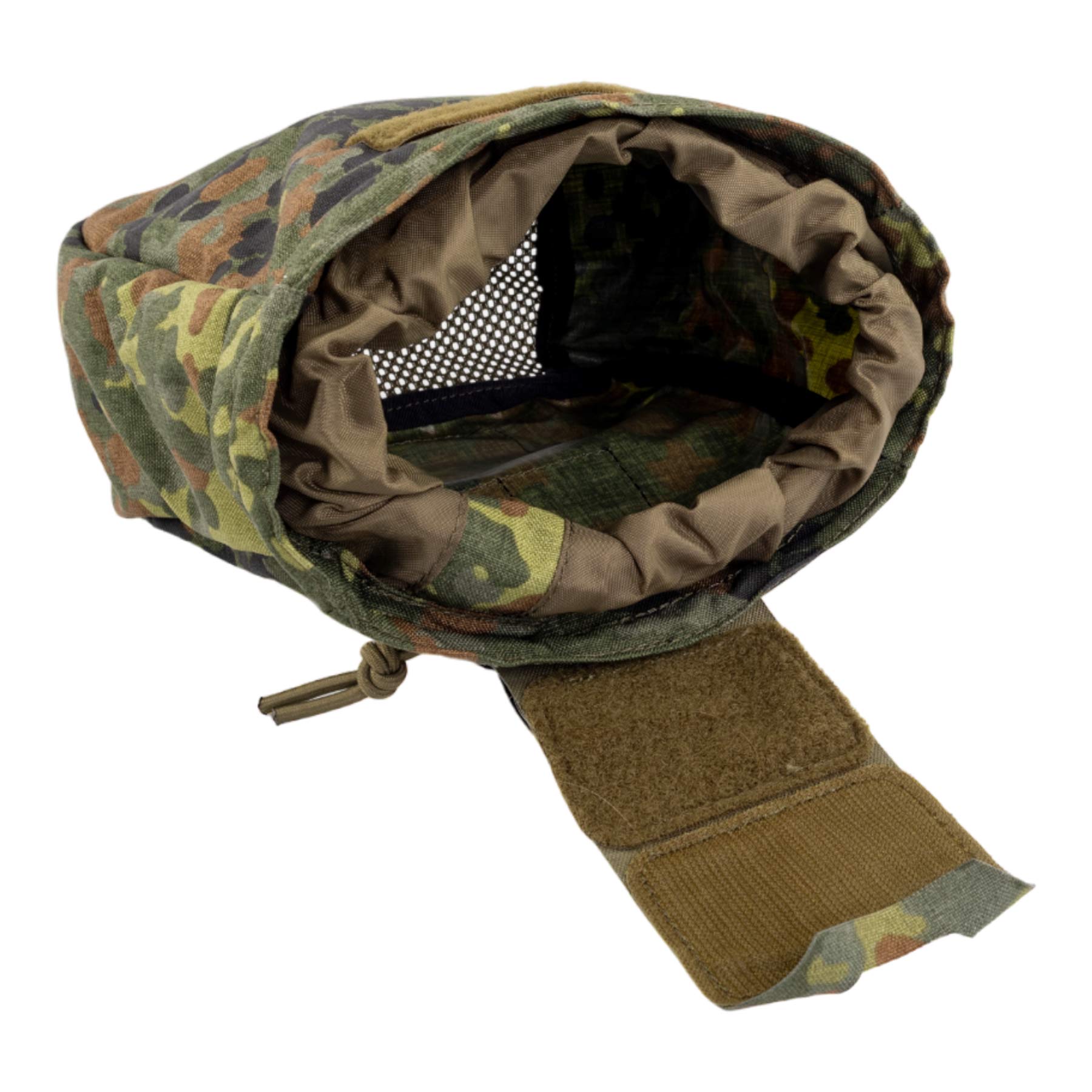 Short Dump Pouch Bag, Flecktarn
