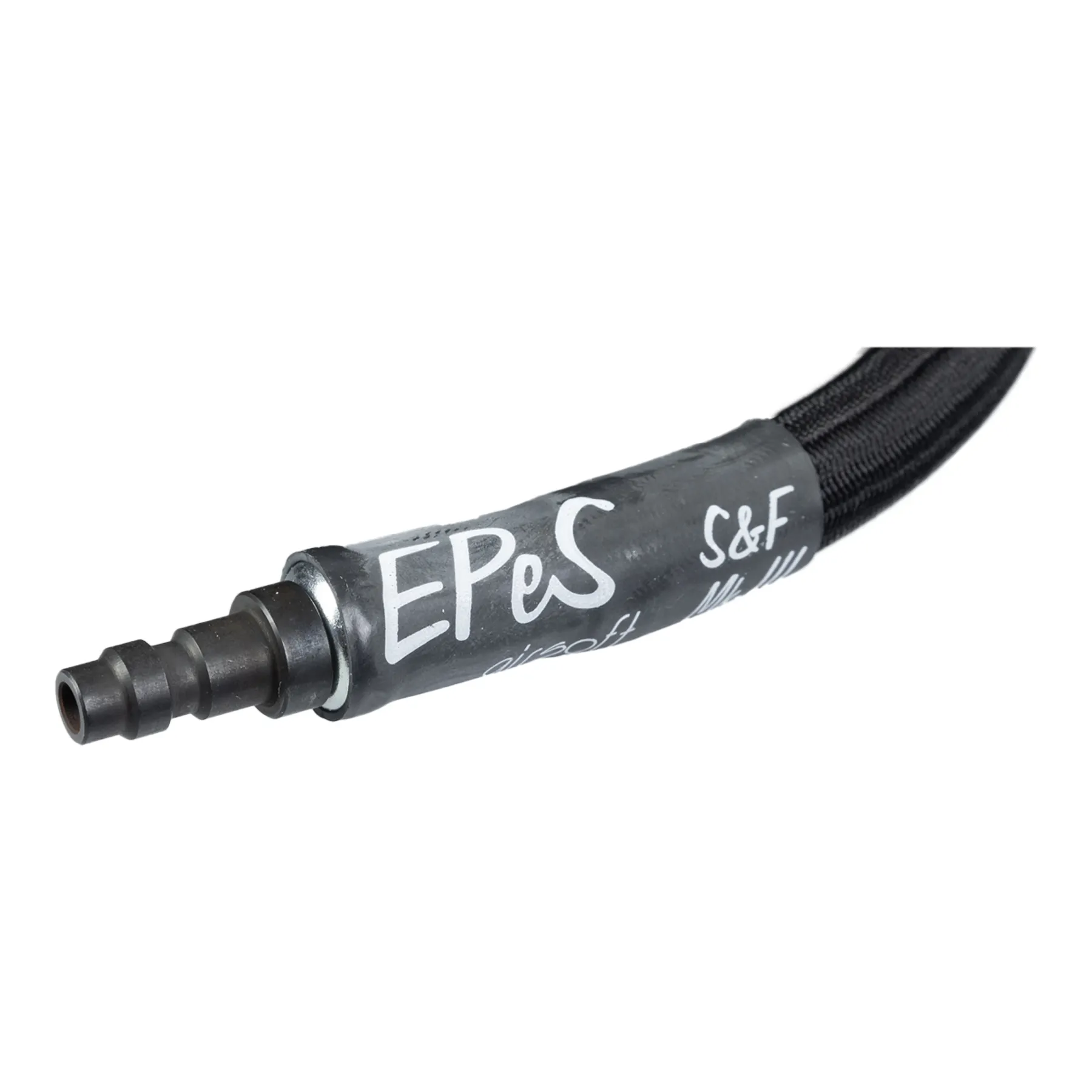 HPA S&F MK. III 115cm Braided Hose Line US, Black