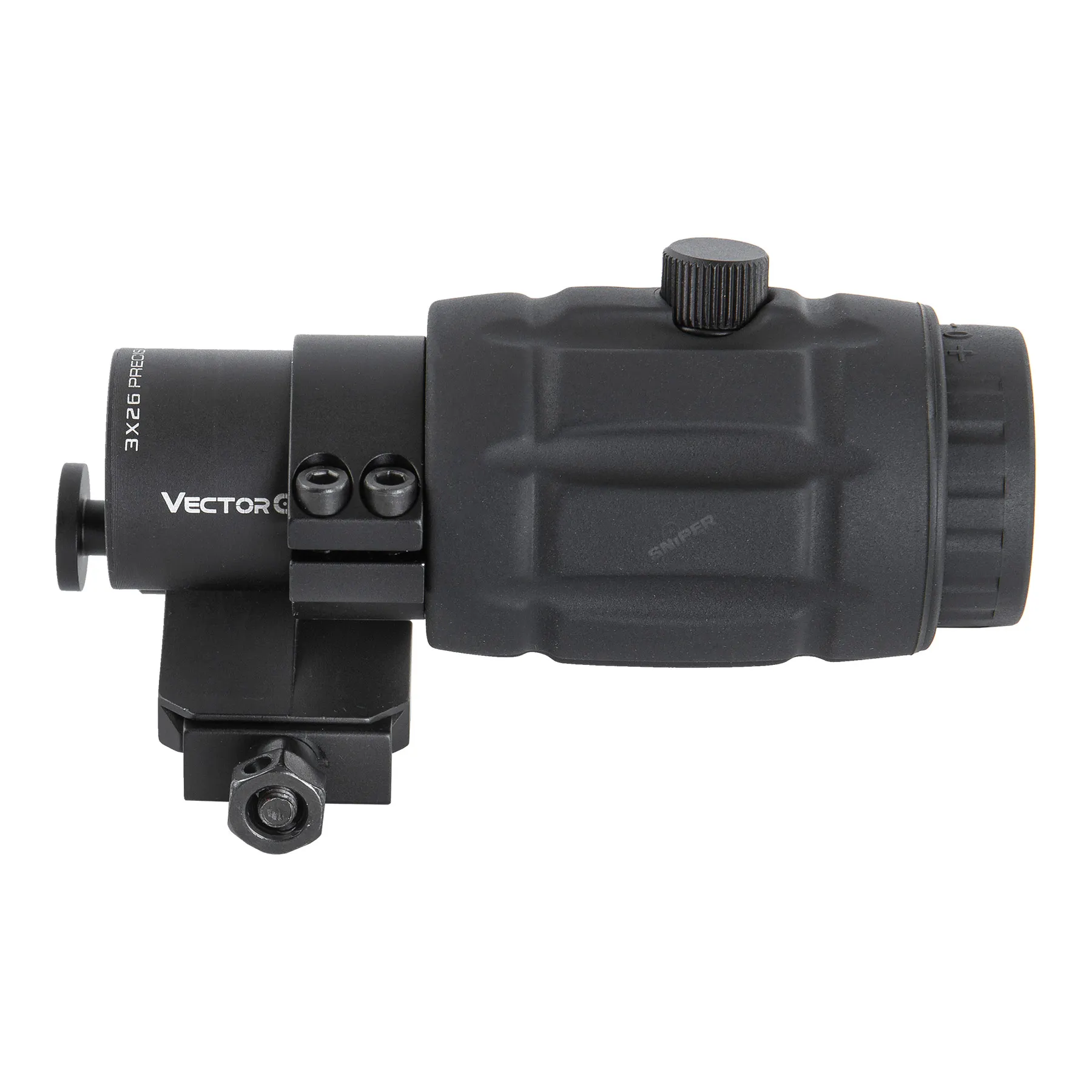 3x26 Magnifier w/ Flip Side Mount, Black