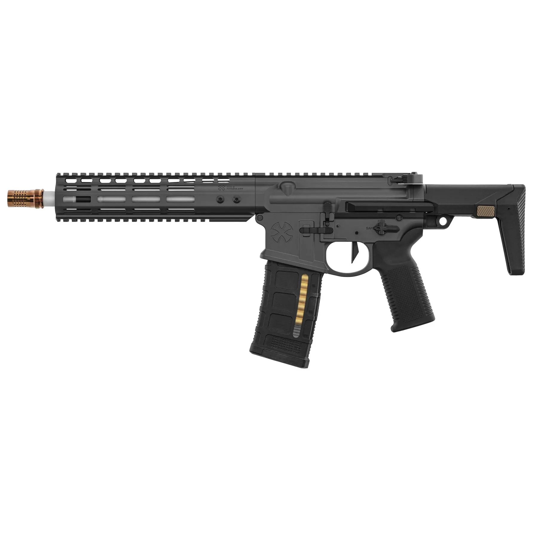 EMG Noveske MWS Ghetto Blaster 9" GBB, Grey
