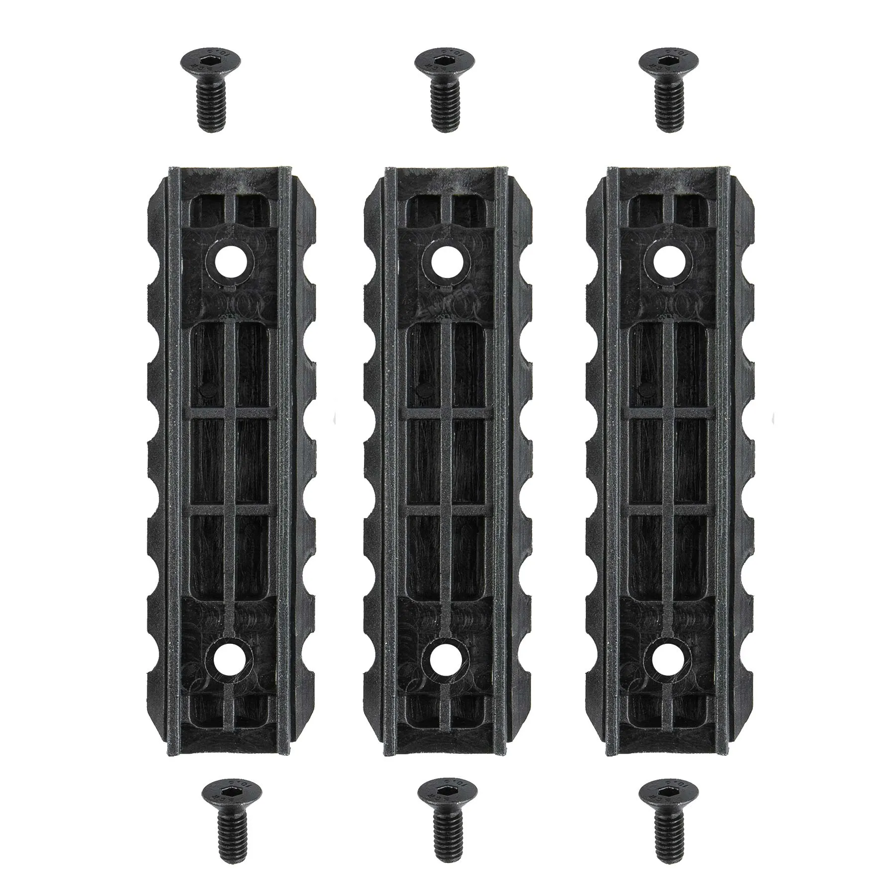 Silverback Additional Short Rails für SRS Rifles, 3pcs, Black