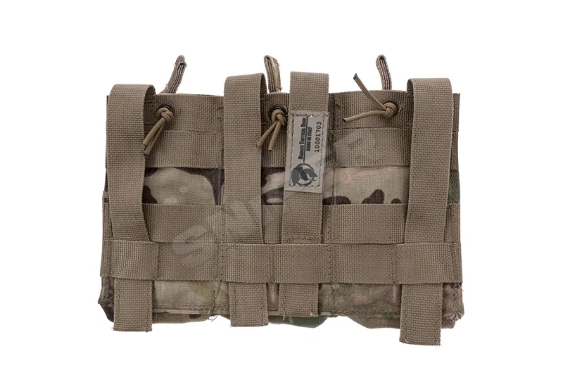 Triple M4 Fast Mag Pouch, Multicam
