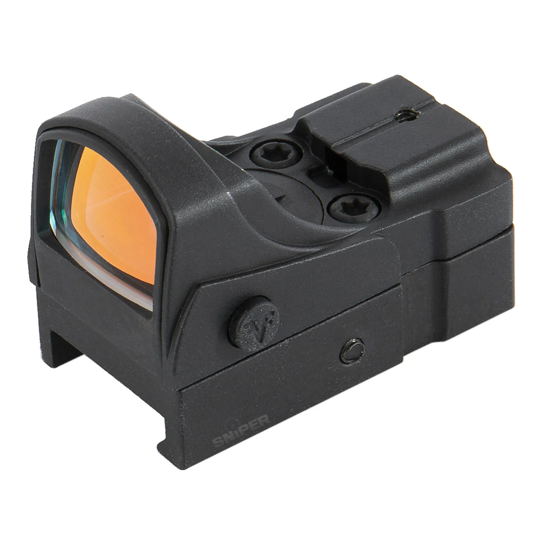 Impact Mini Reflex Red Dot Visier w/ 45° Mount, Black