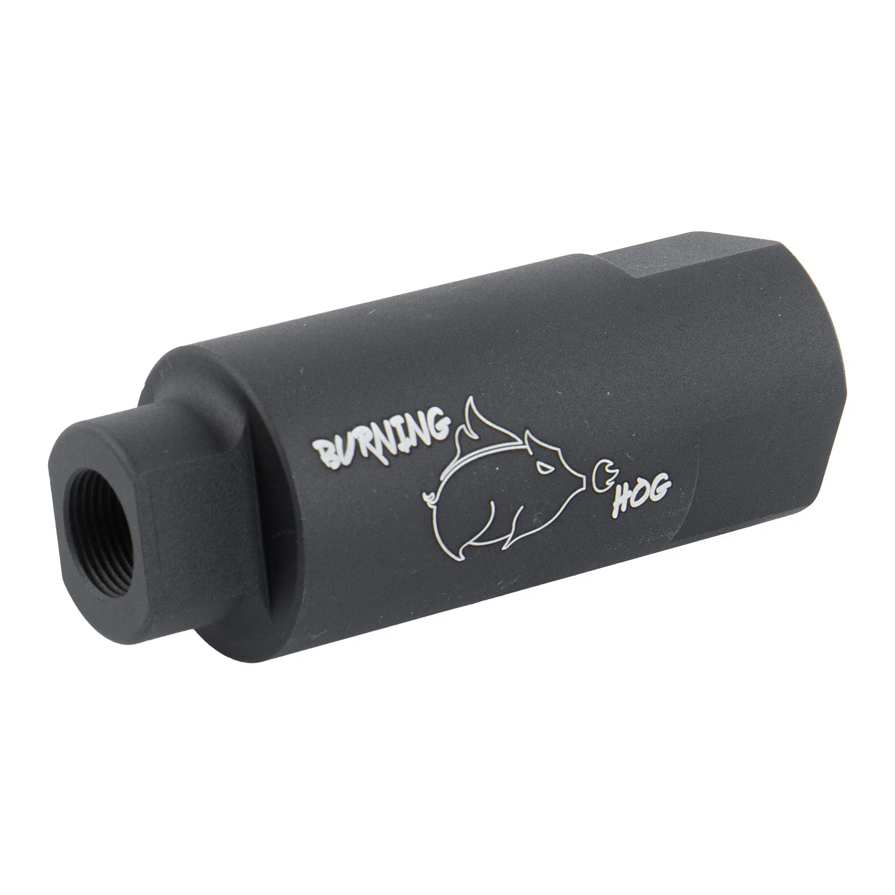 Firehog Flash Hider, 14mm CCW, Black Firehog Flash Hider, 14mm CCW, Black