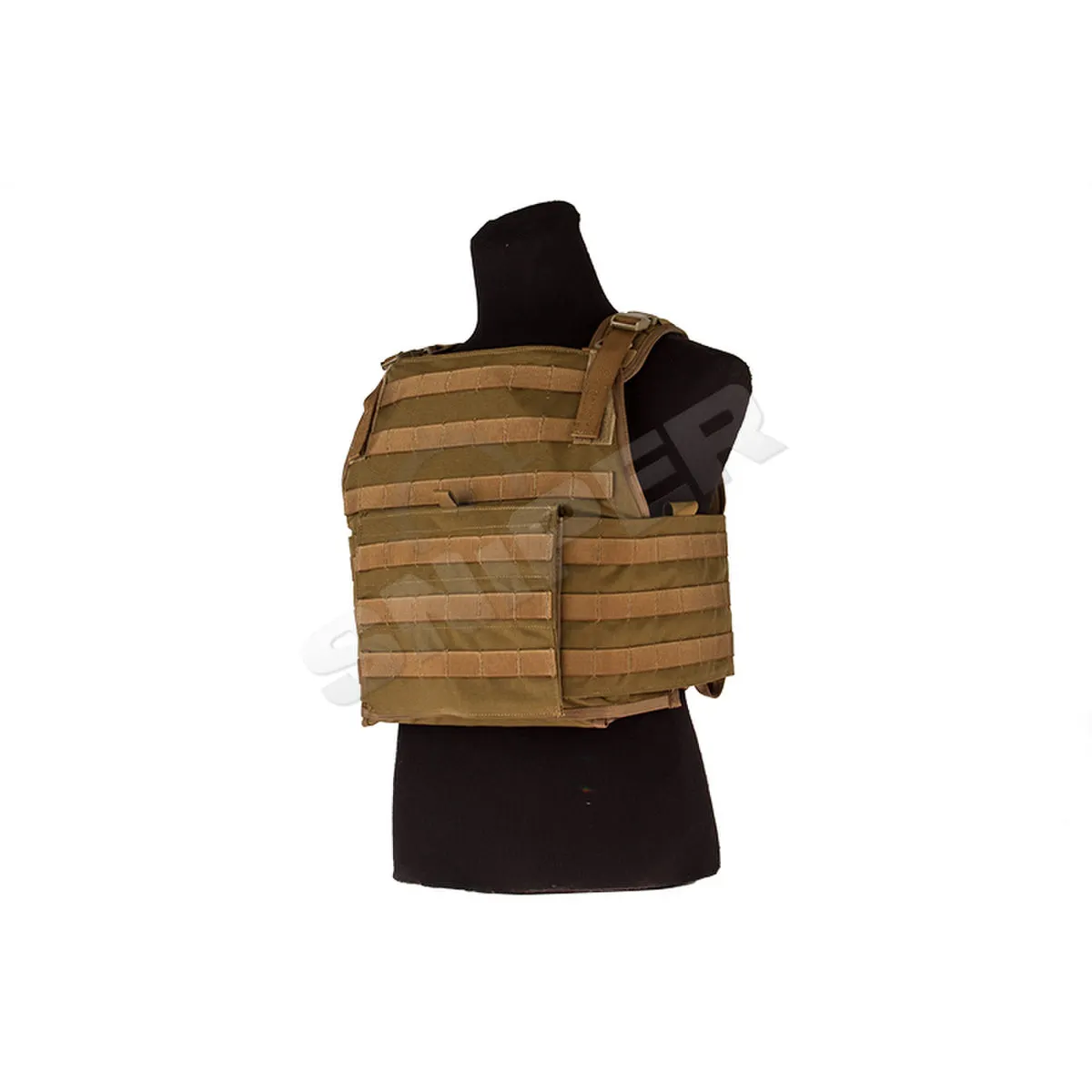 MOLLE Style PC Plate Carrier, Coyote Brown