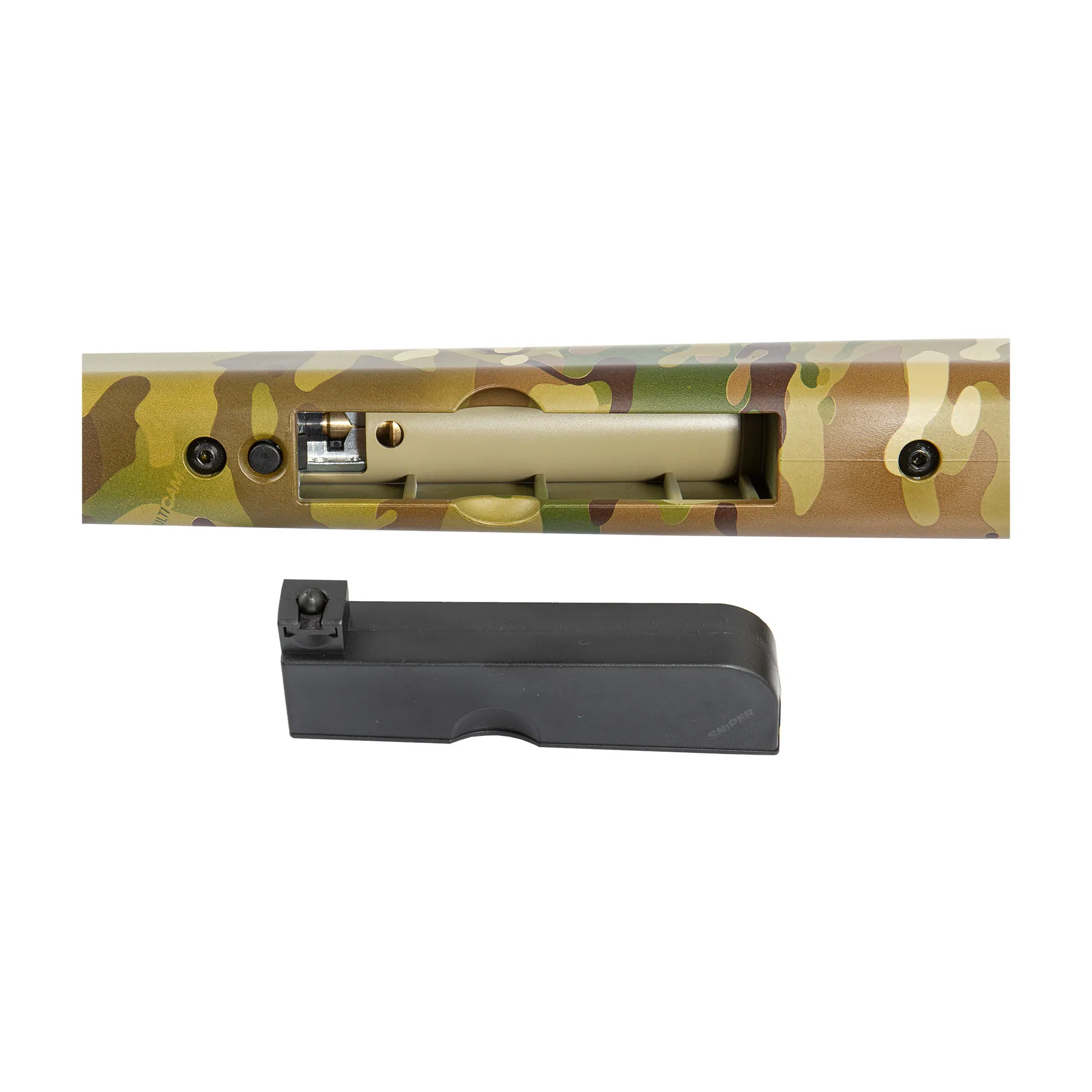 High Power 3,4J Barrett Bolt Action Sniper, Multicam