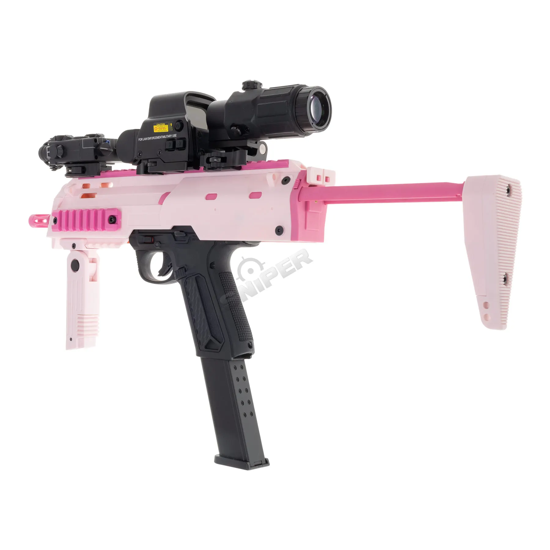 Prep my Airsoft - Action Army AAP 01 Assassin GBB Softair Pistole, Black/Pink Ultra