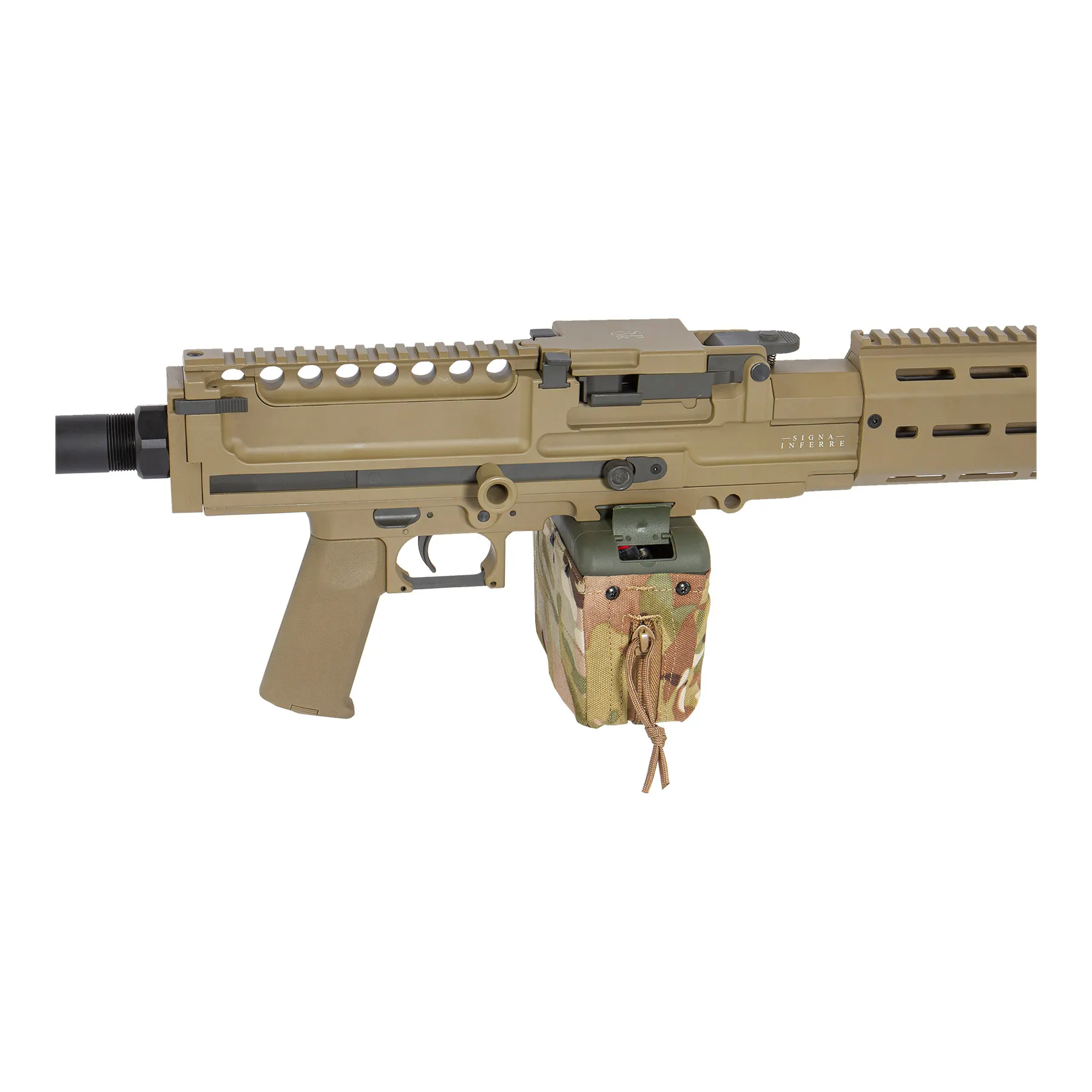Secutor Aquila VII LMG, Tan < 0,5 Joule Softair Gewehr