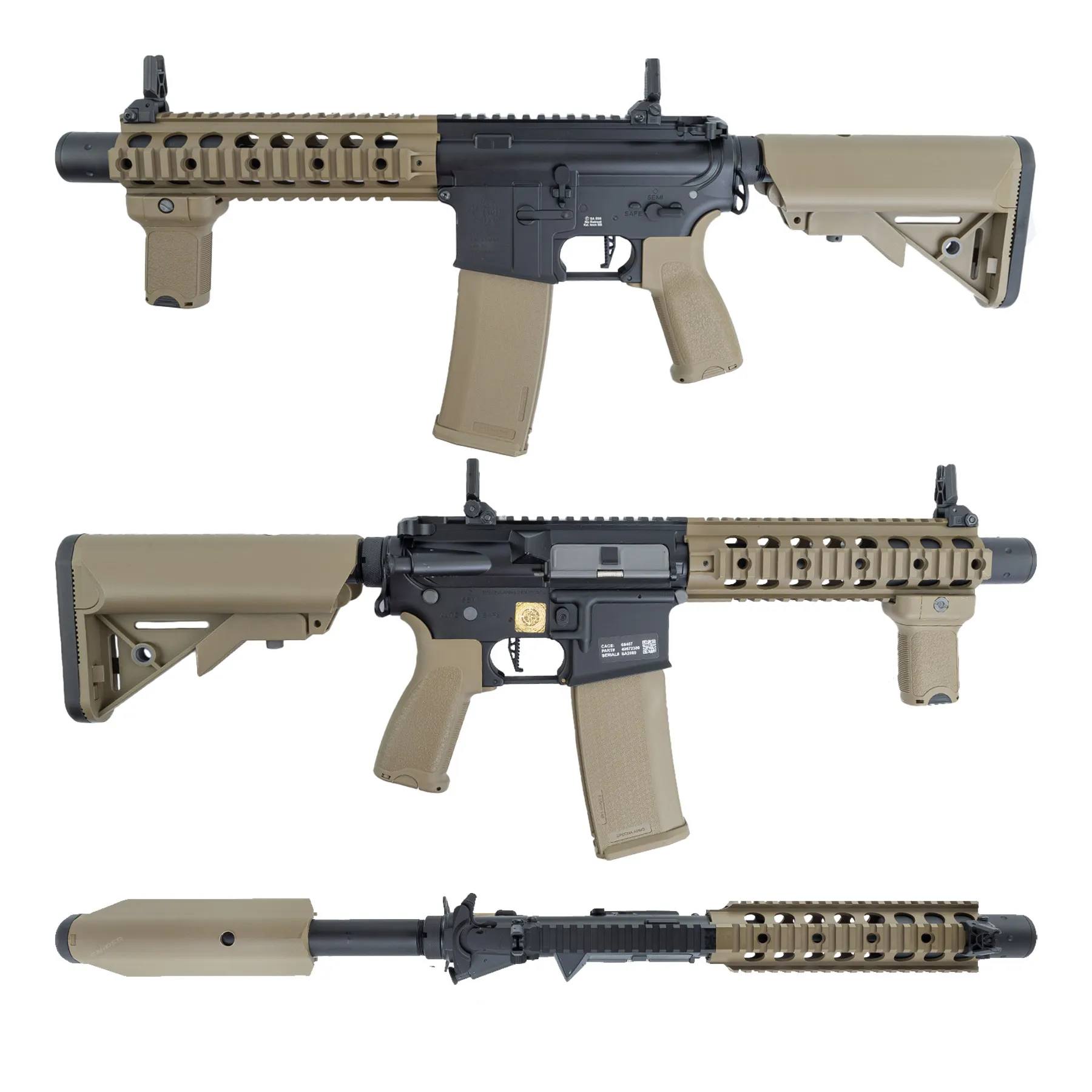 Specna Arms SA-E05 Edge 2.0 (S)AEG, Dualtone