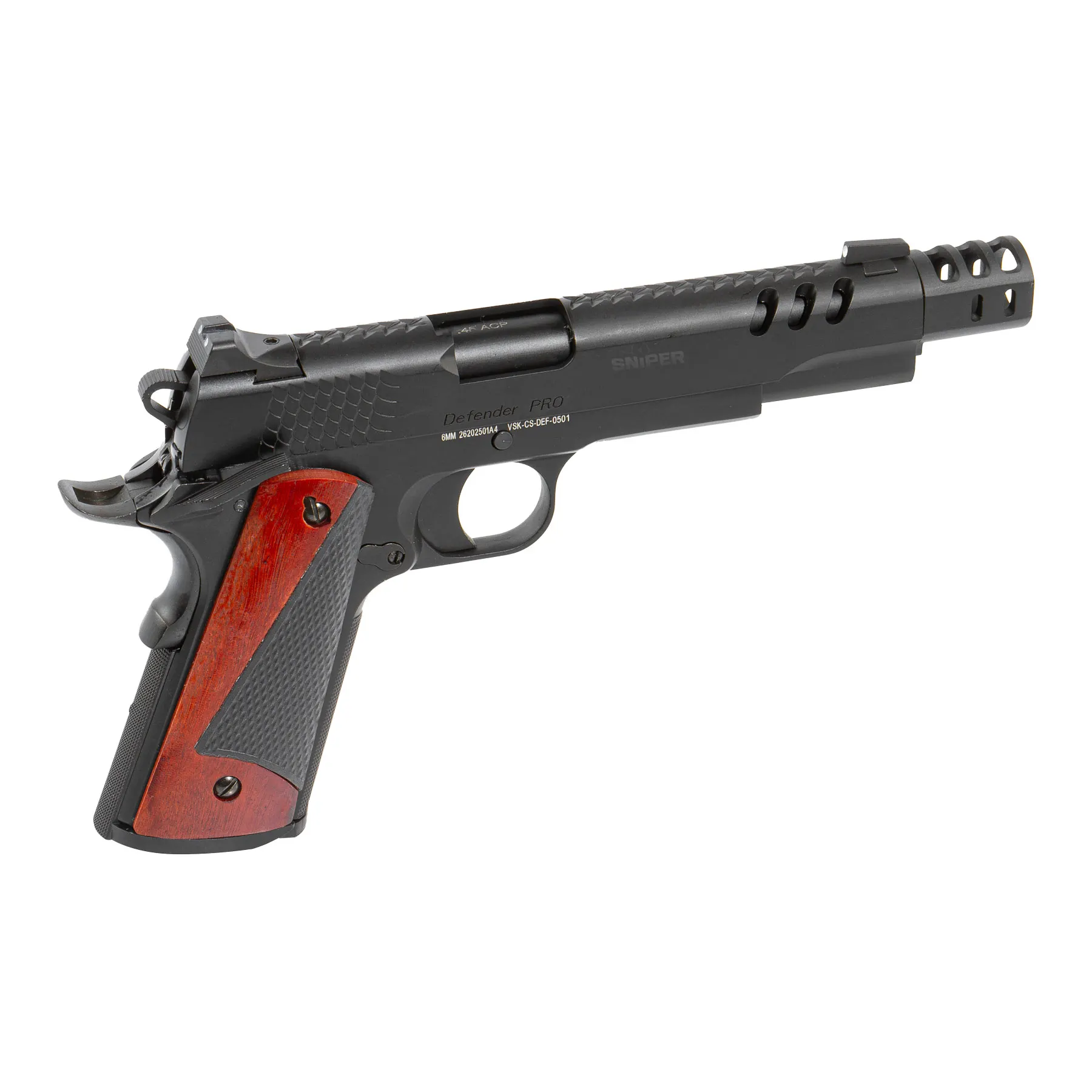 Vorsk CS Defender Pro MEU GBB, Bright Wood, Black