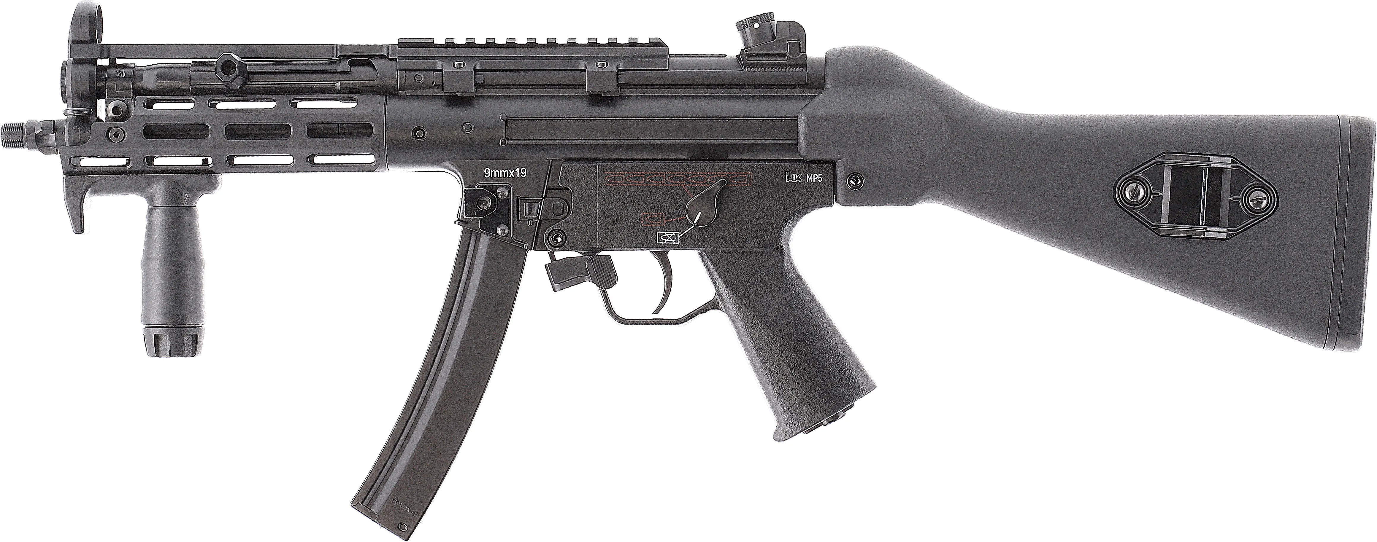 Heckler und Koch MP5 SL EyeTrace (S)AEG, Black