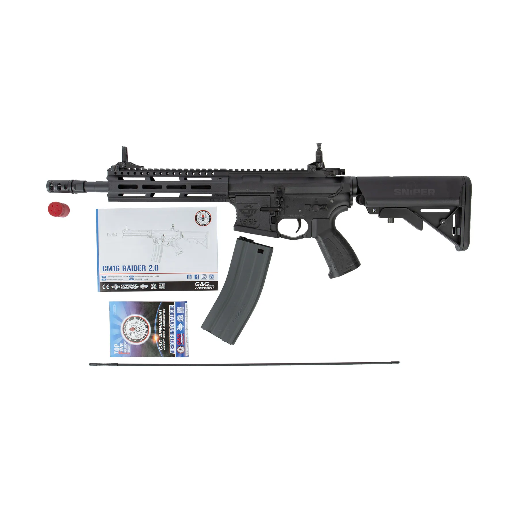 CM16 Raider 2.0 Black, (S)AEG