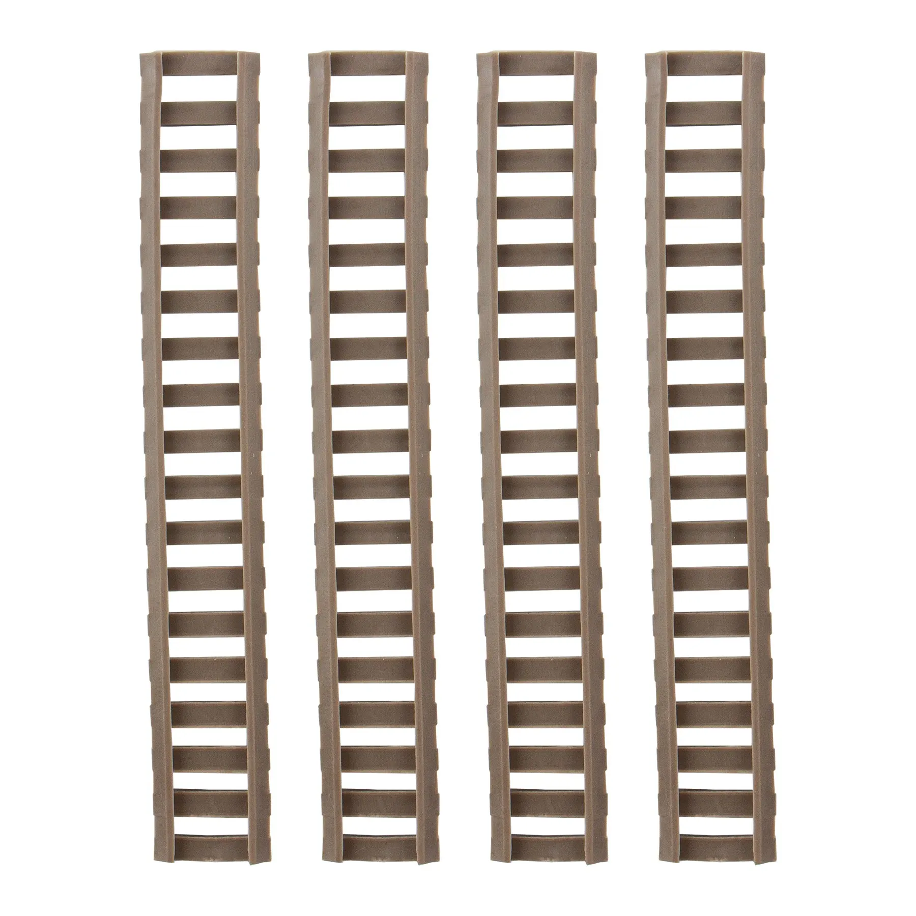 Ladder Rail Cover 18 Slots, Dark Earth