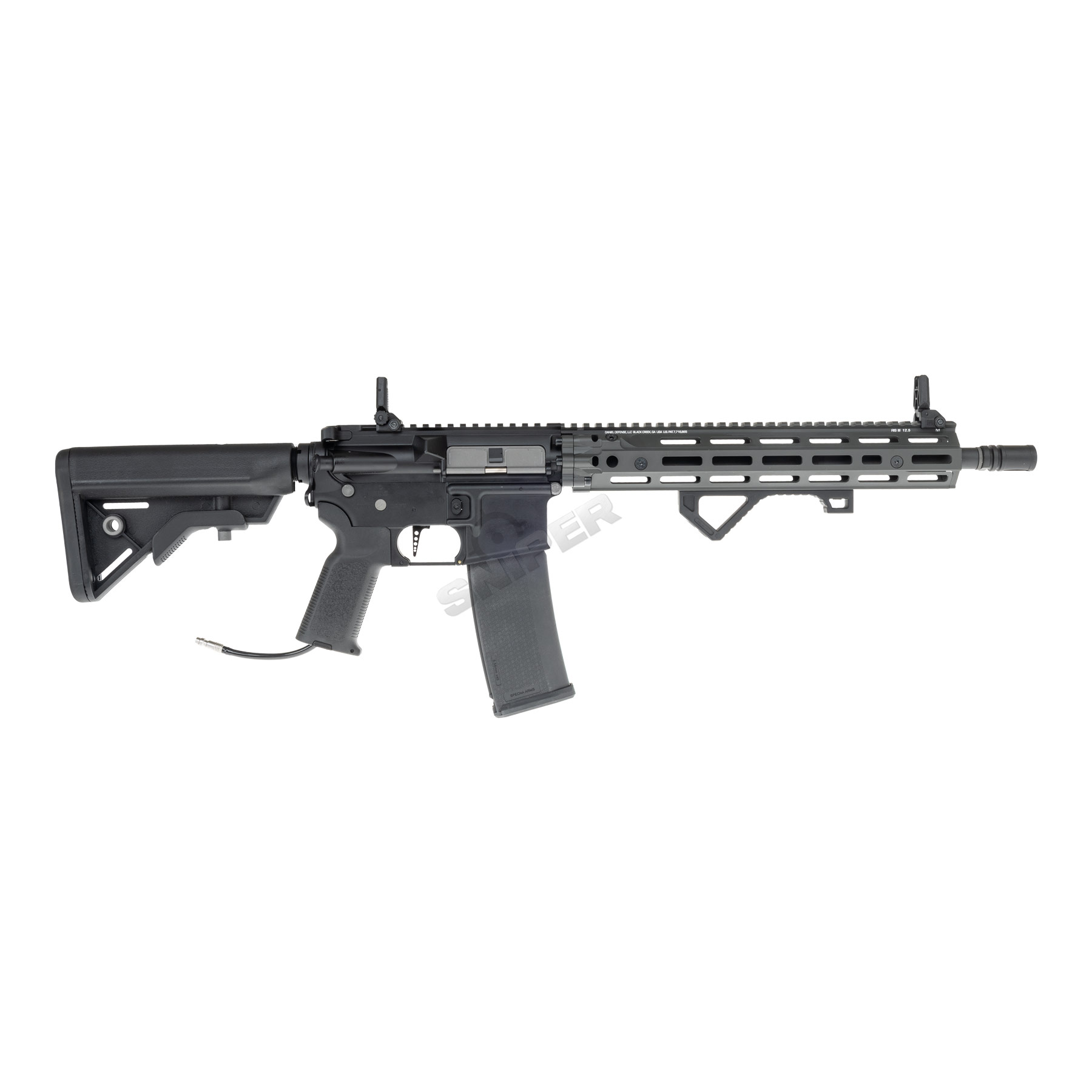 SAC x Wolverine SA-E28 14,5" RIS III HPA, Steel Gray