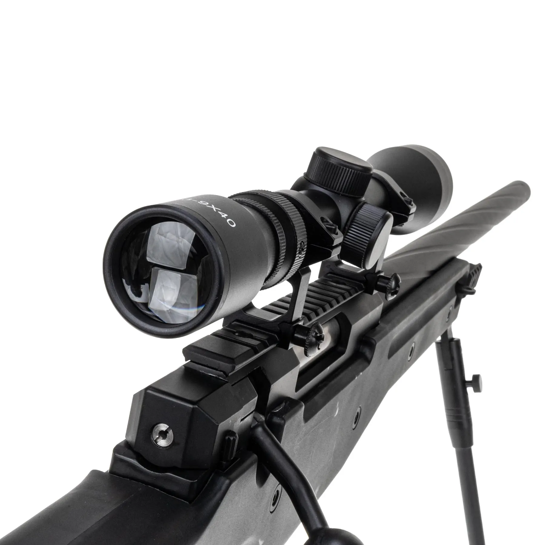 WELL MB01 L96 Upgraded Version w/ Scope & Bipod, Black