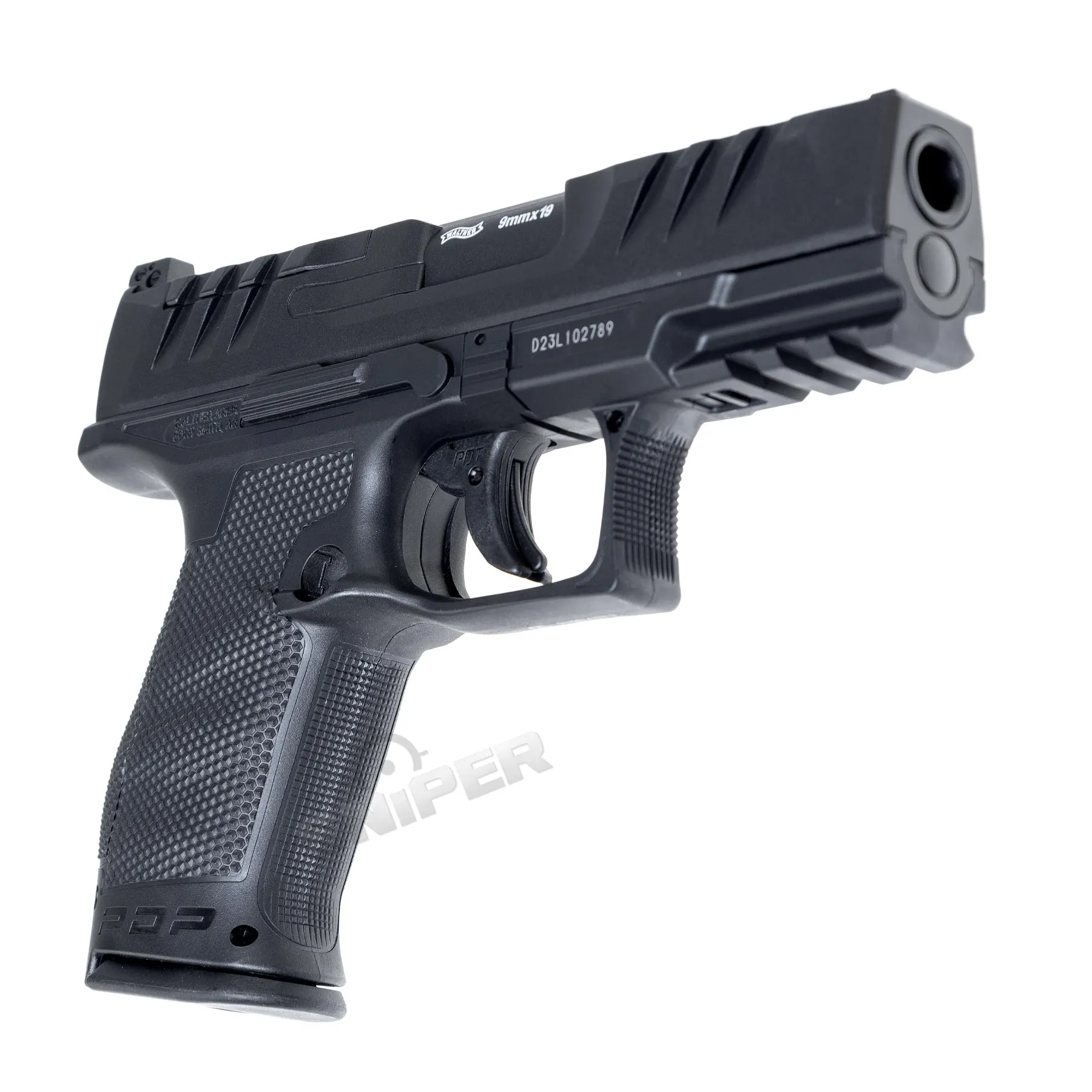 Walther PDP Compact 4" NBB Co2 Softair Pistole, Black Walther PDP Compact 4" NBB Co2 Softair Pistole, Black