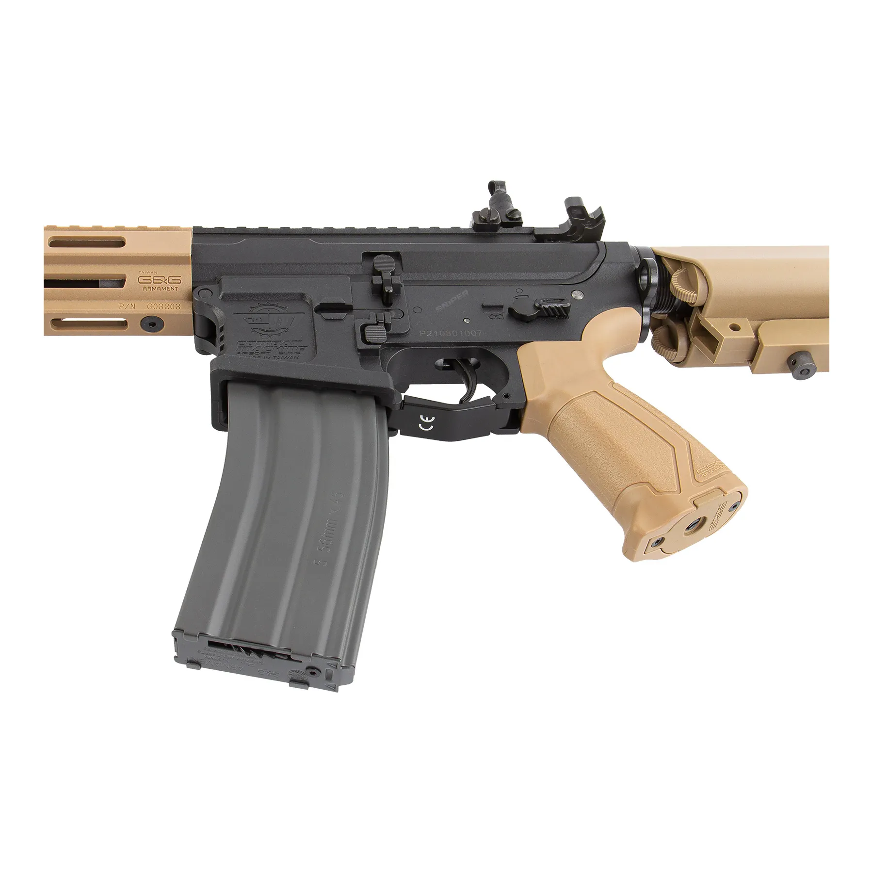 CM16 Raider 2.0 Tan, < 0,5Joule AEG