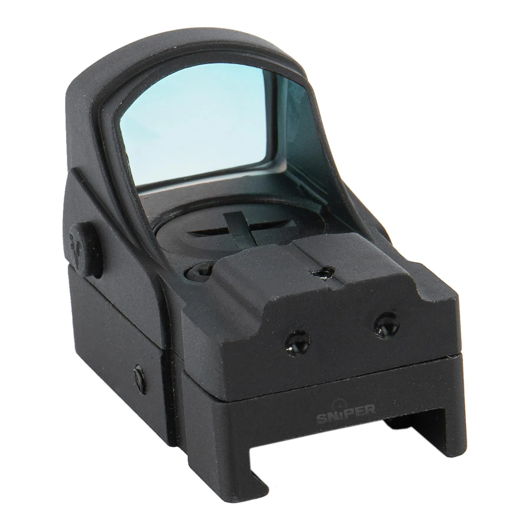 Impact Mini Reflex Red Dot Visier w/ 45° Mount, Black