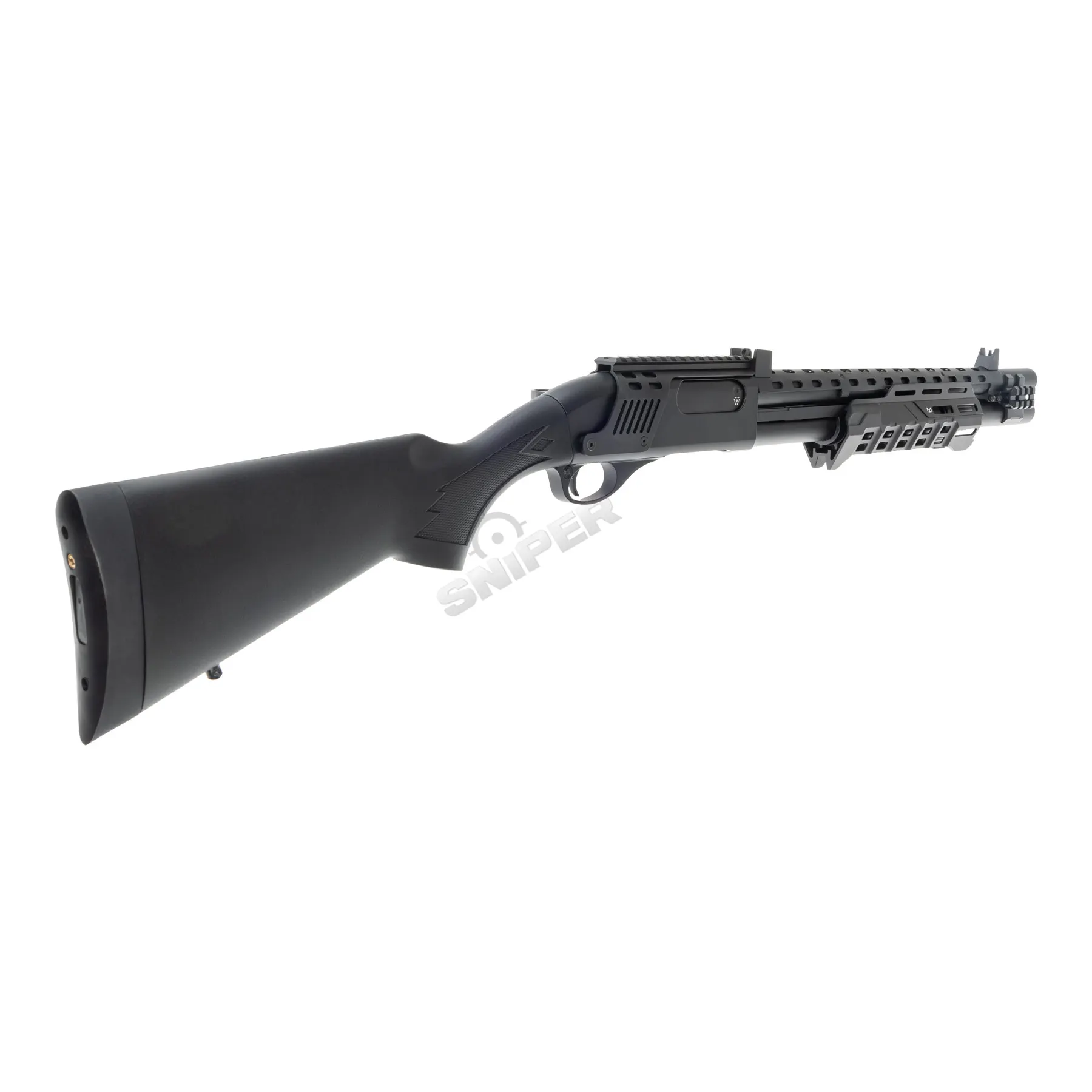 Golden Eagle M870 Strike Industries Action Pumpgun, Black