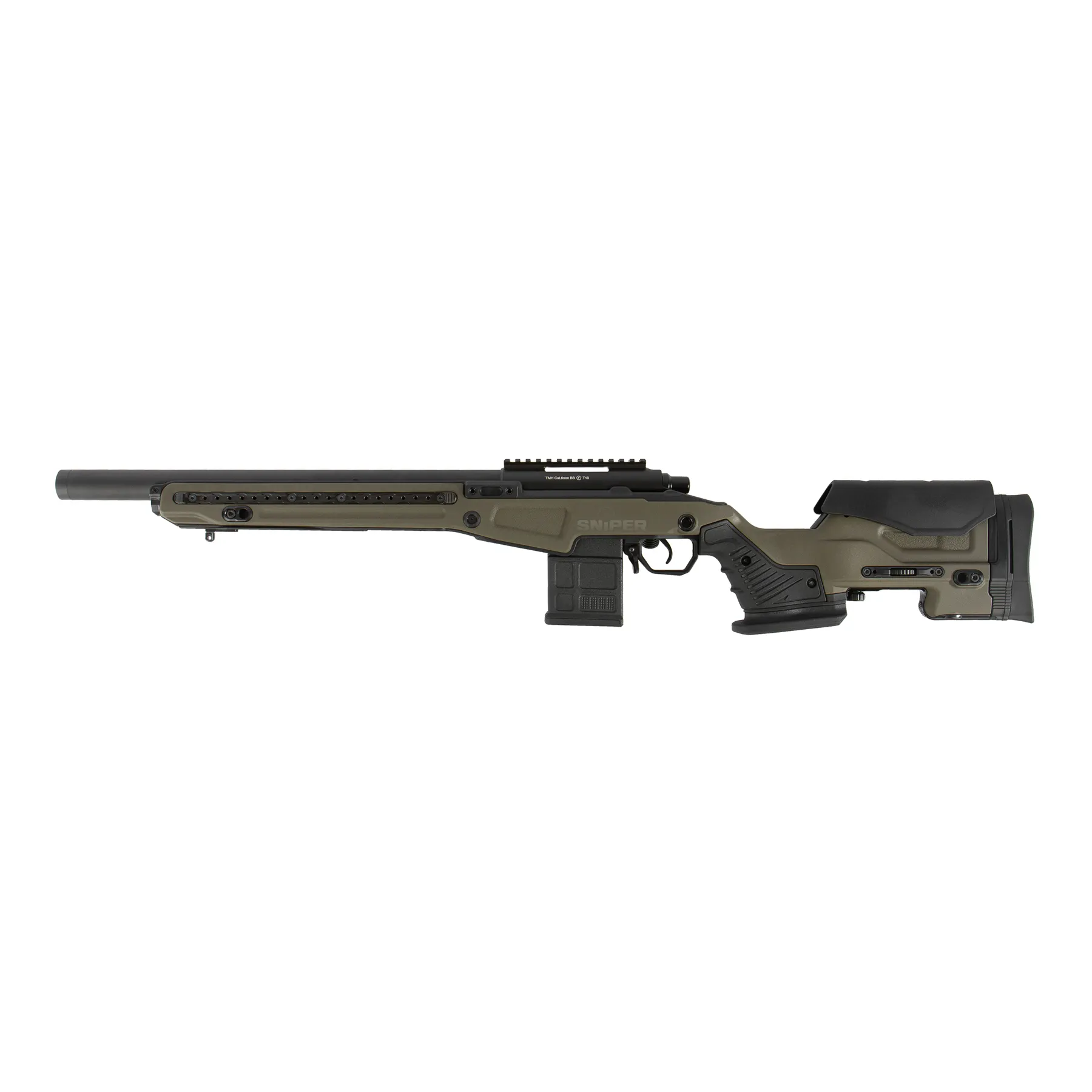 AAC T10 Short Bolt Action Sniper Rifle, OD