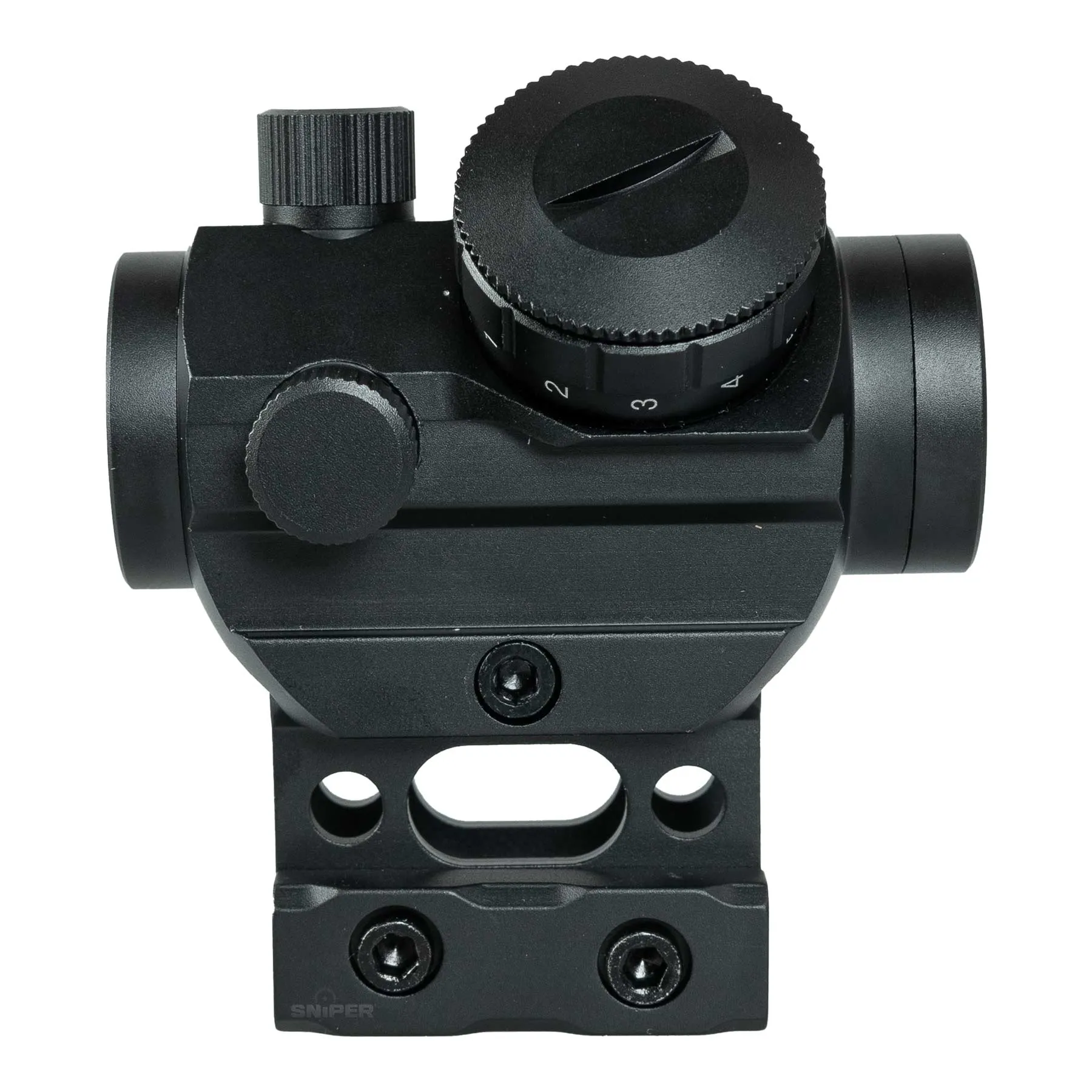 Reapo Reflex Red Dot Visier mit High-Mount, Black Reapo Reflex Red Dot Visier mit High-Mount, Black