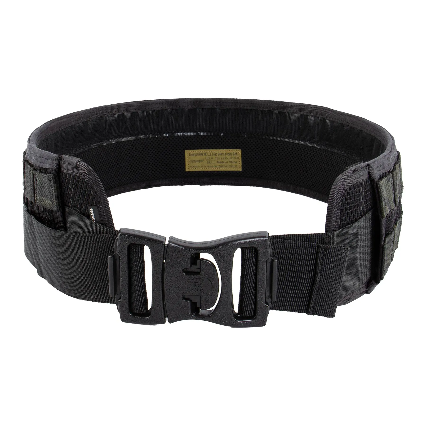 Molle Load Bearing Utility Belt, Multicam Black