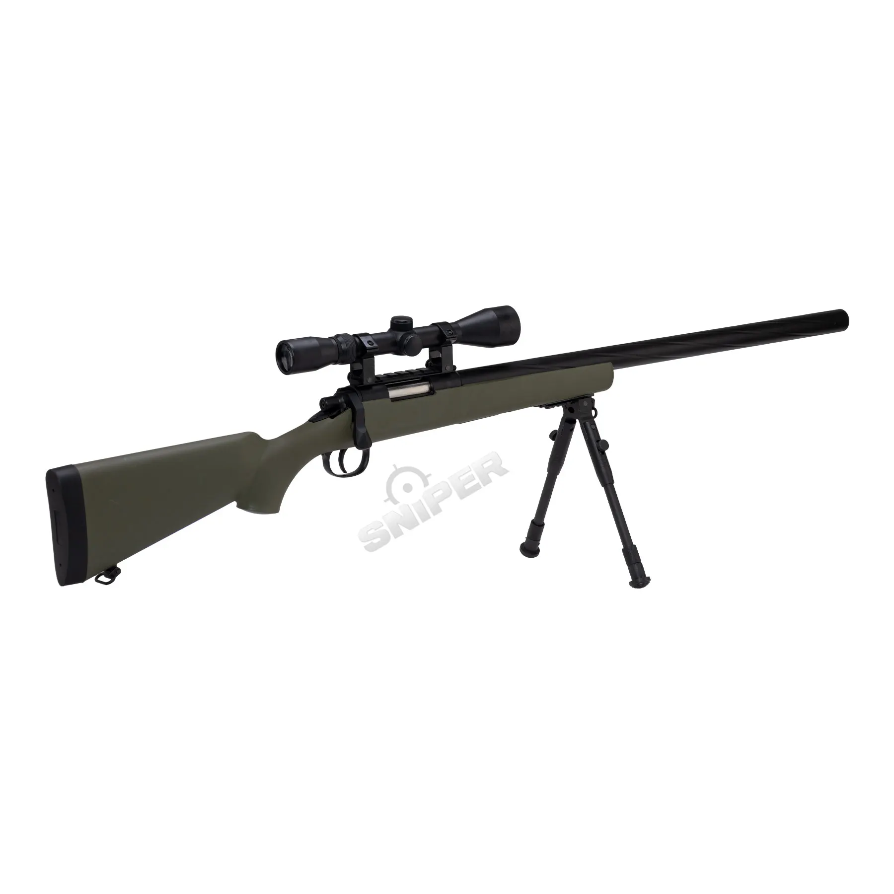 Specna Arms SA-S12 Scharfschützengewehr High-Power w/ Scope & Bipod, Olive Specna Arms SA-S12 Scharfschützengewehr w/ Scope & Bipod, Olive