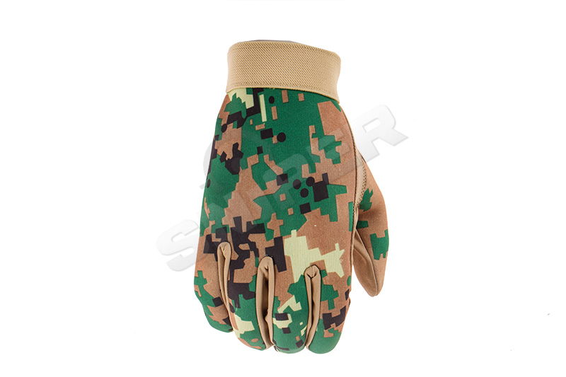 Neopren Handschuhe, Digital Woodland
