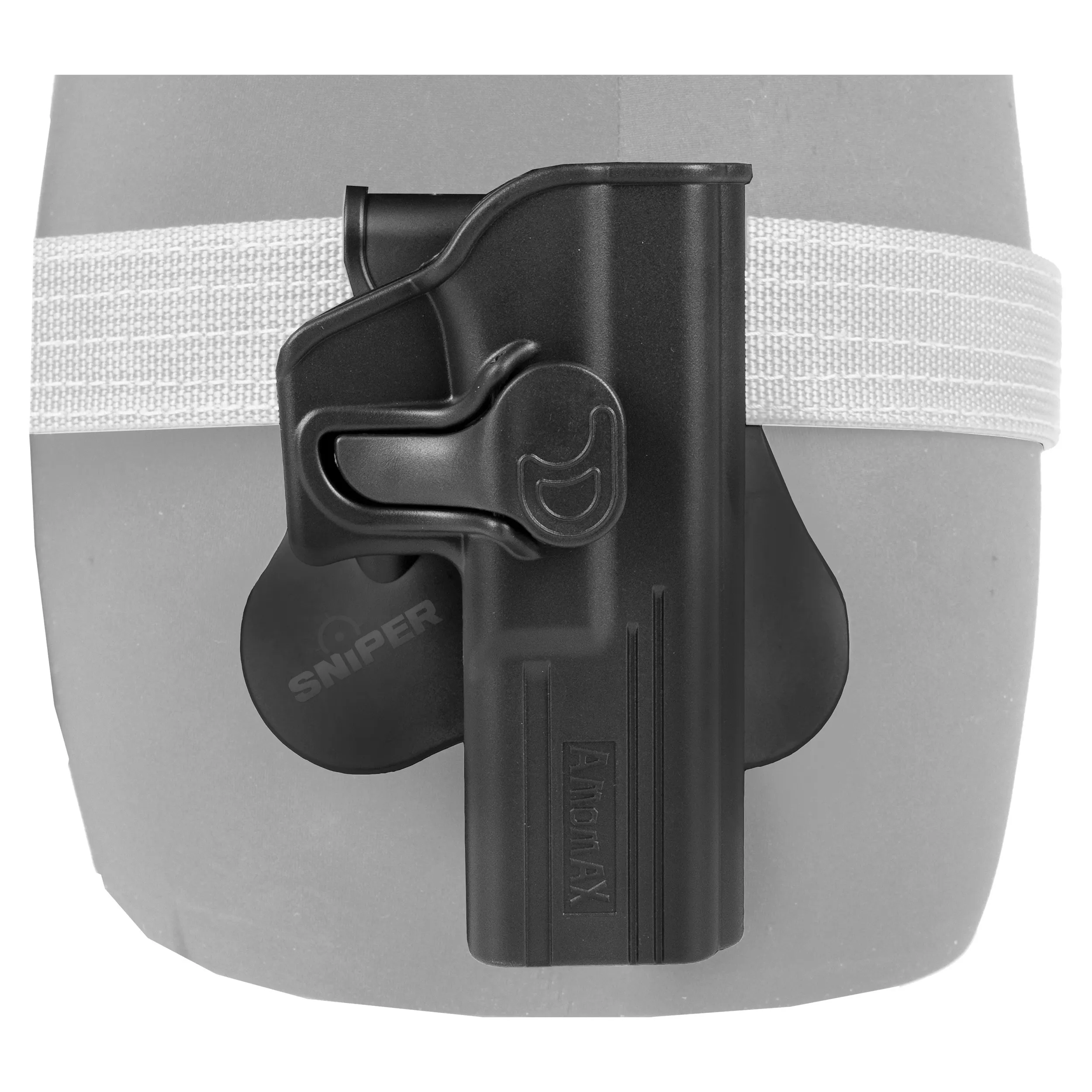 Formholster für Glock17, rechts, Black