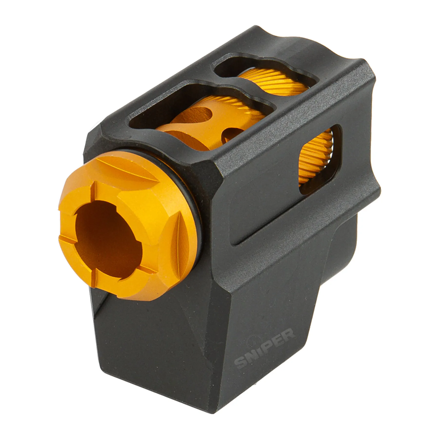 Alu Compensator, Black & Gold, 14mm