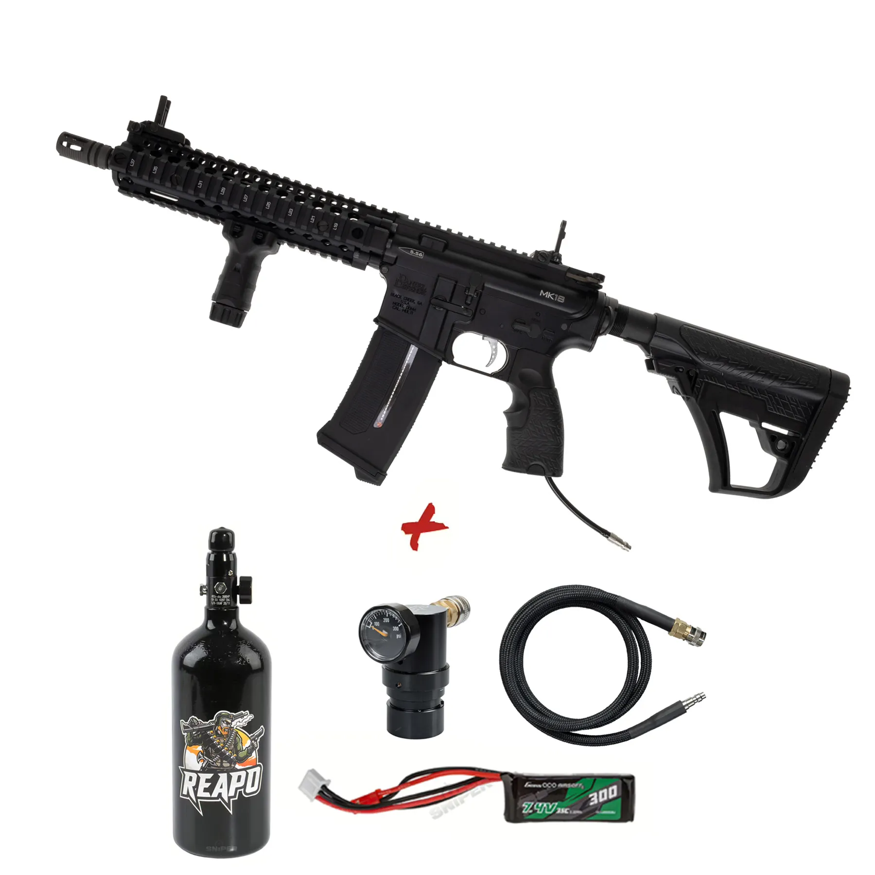 HPA Deal #1 - SAC x Wolverine Daniel Defense MK18, HPA, Black