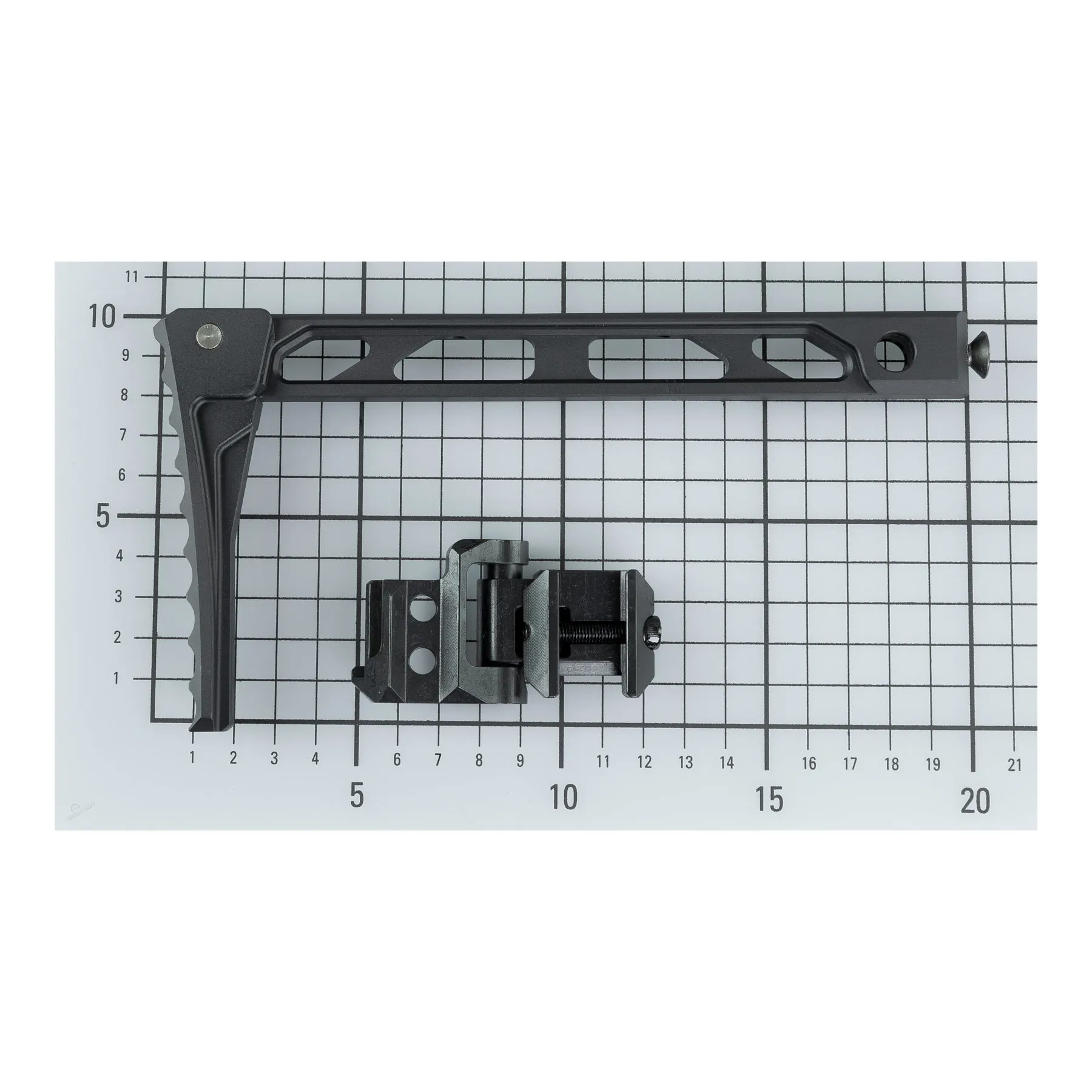 AB-8 RIS Mounted Folding Stock, Black
