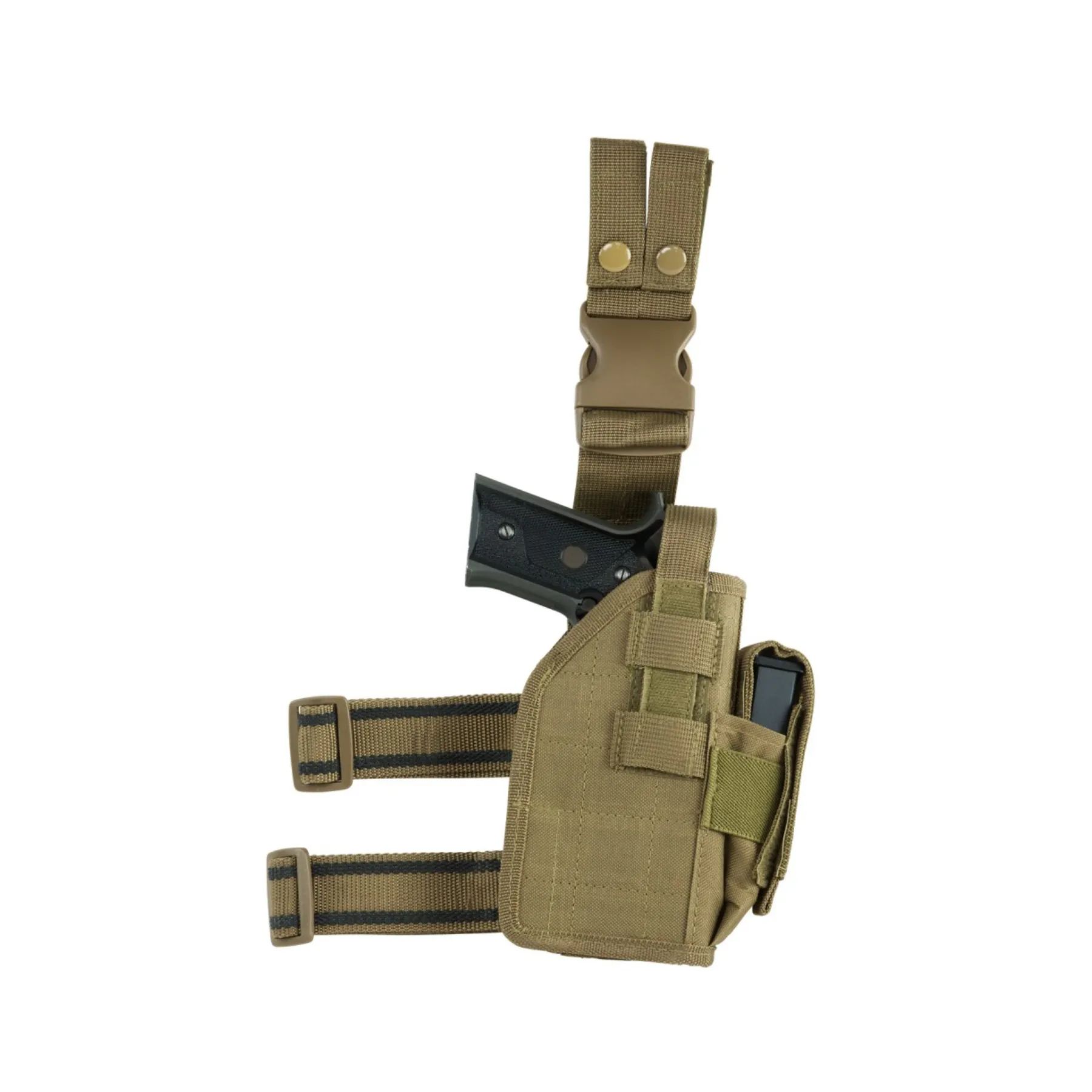 VISM Universal Drop Leg Holster, Tan