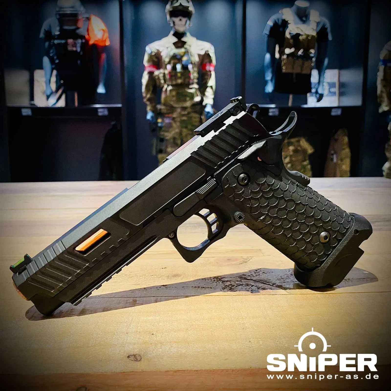 Reapo JW3 BABA YAGA Hi-Capa Softair Pistole, CO2 und GAS