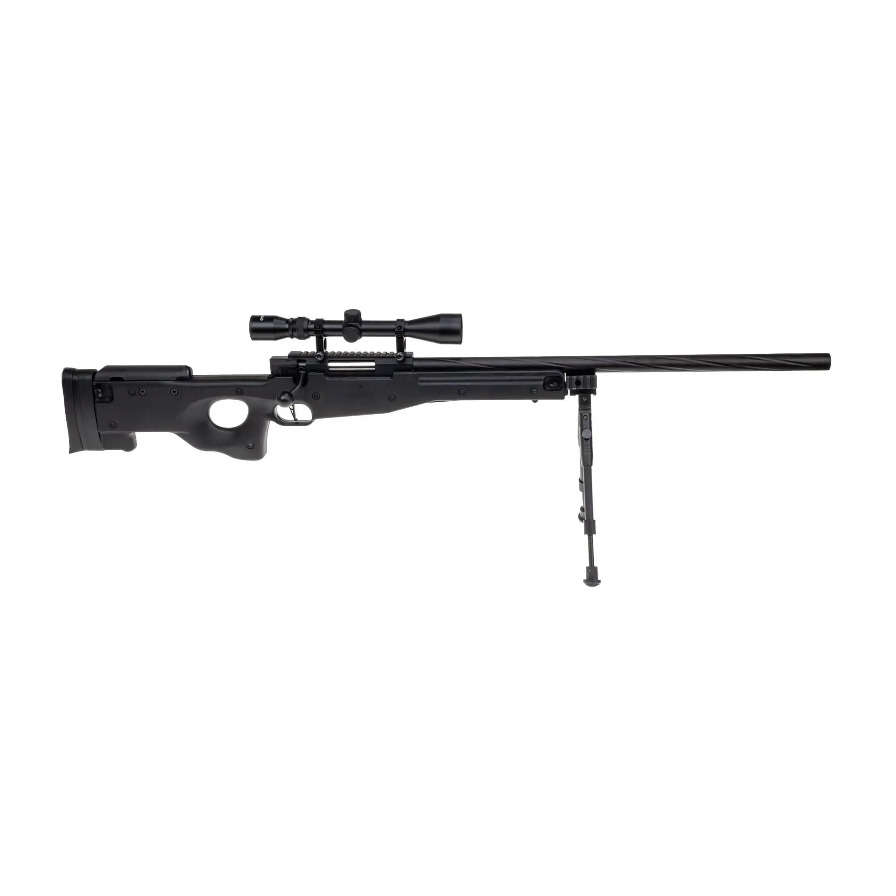 B-Ware WELL MB01 L96 Upgraded Version w/ Scope & Bipod, Black