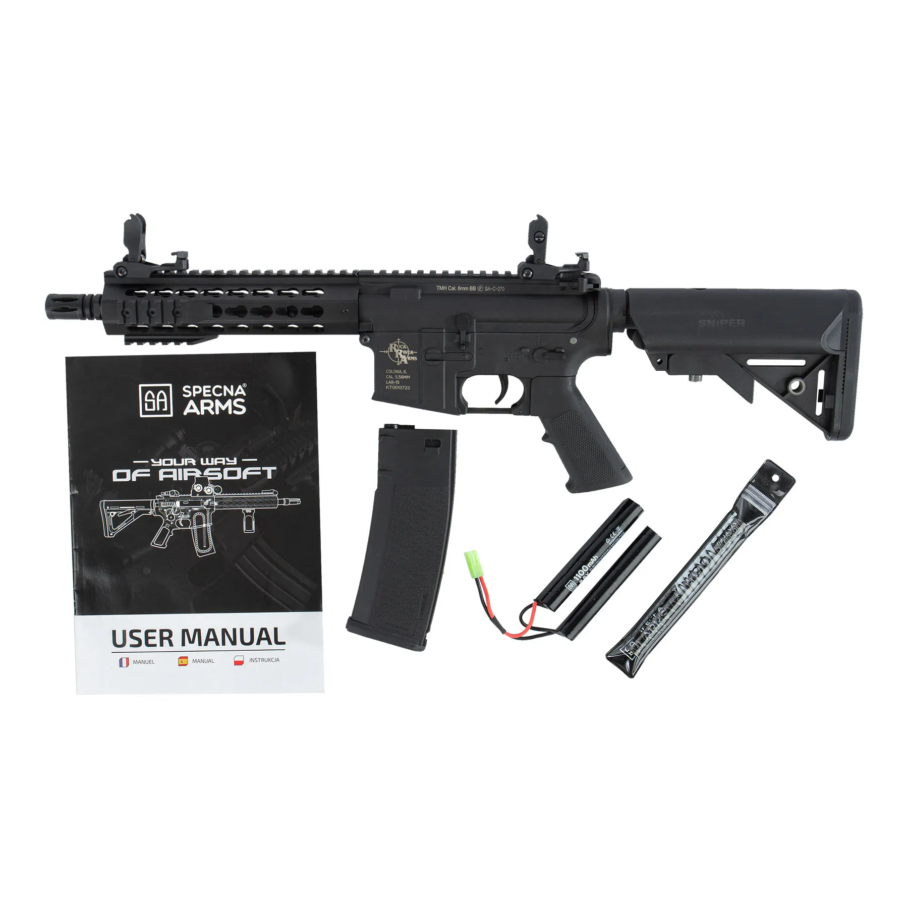 SA-C08 Core (S)AEG, Black SA-C08 Core (S)AEG, Black