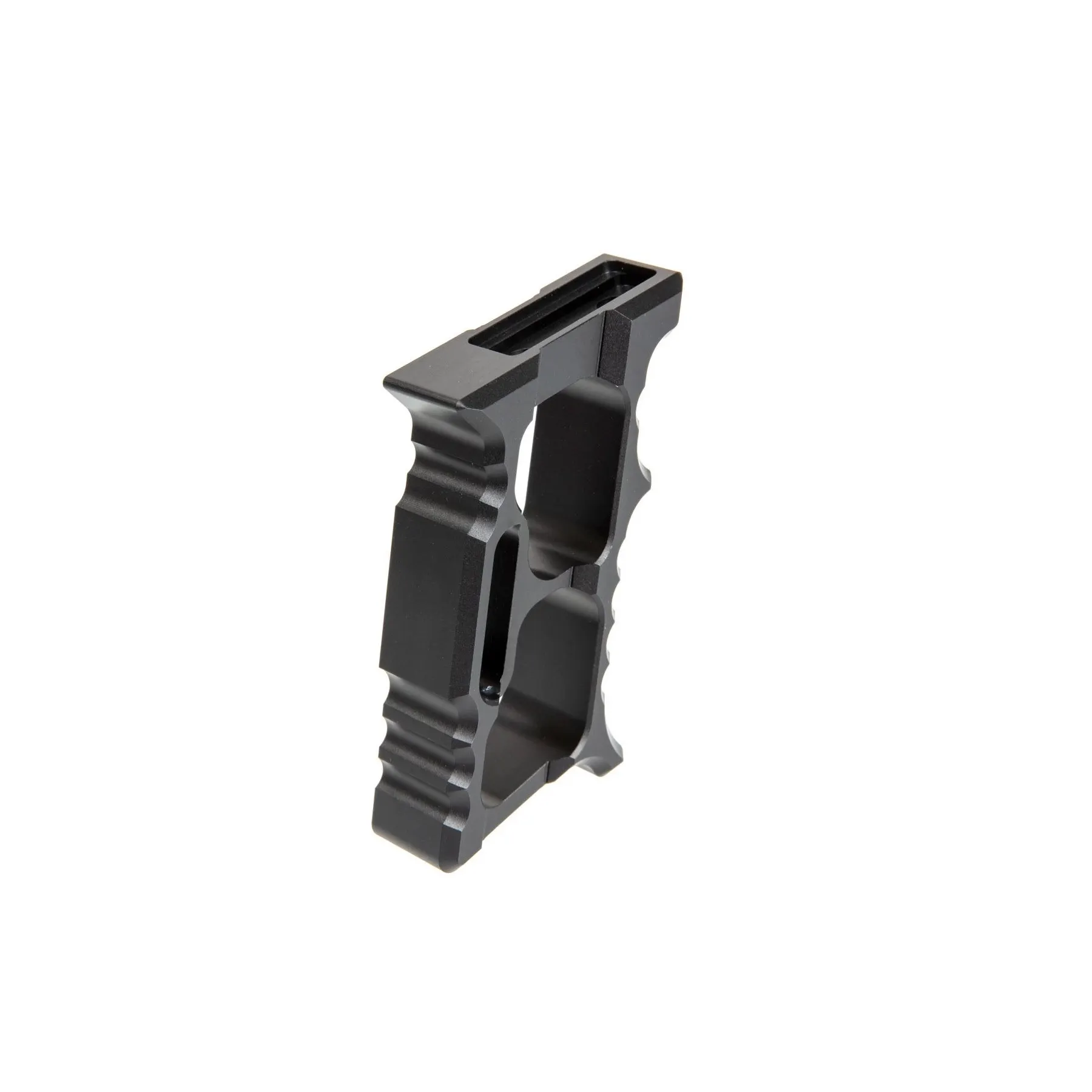 M-Lok / Keymod Aluminum Angled Forward Grip, Black M-Lok / Keymod Aluminum Angled Forward Grip, Black