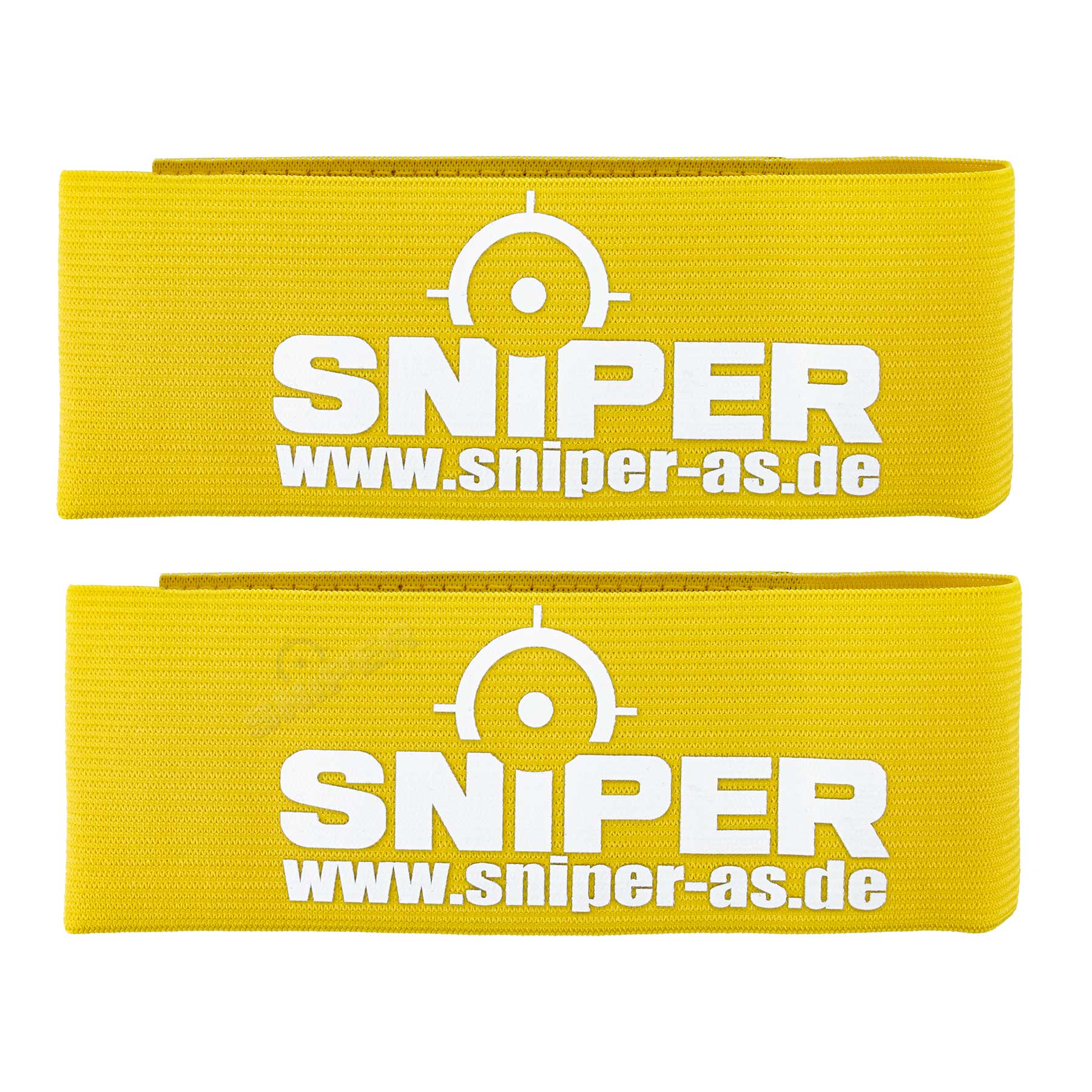 Sniper Teamarmbänder 2er Pack, Gelb