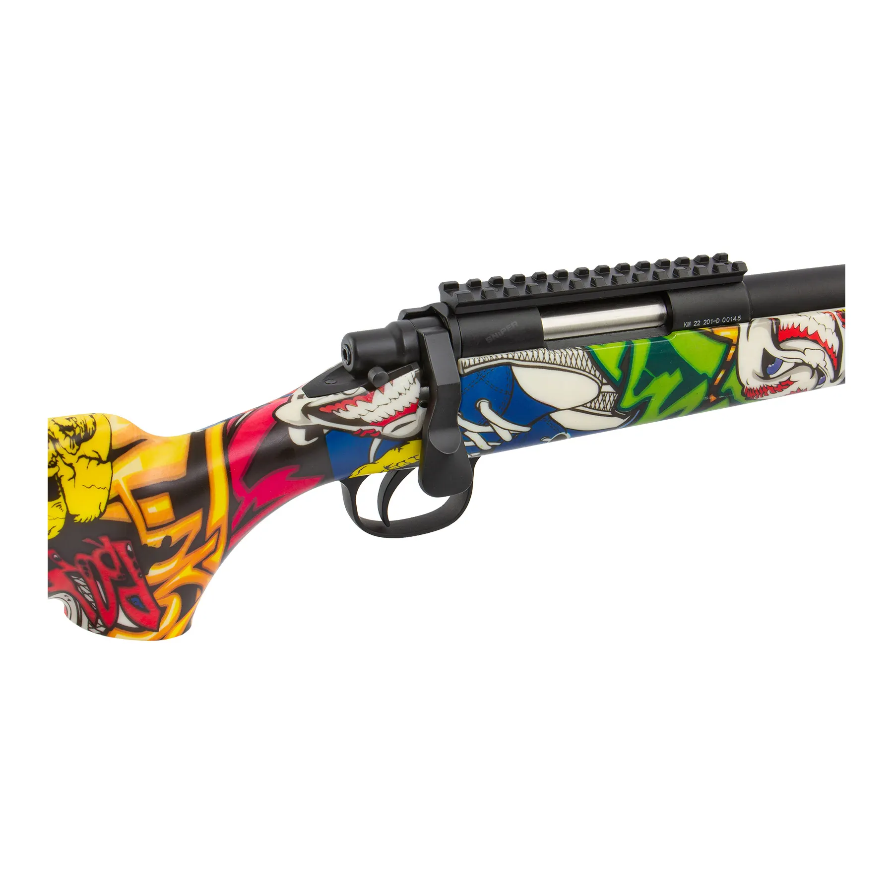 VSR-10 Sniper-Rifle 1,7J, Graffiti