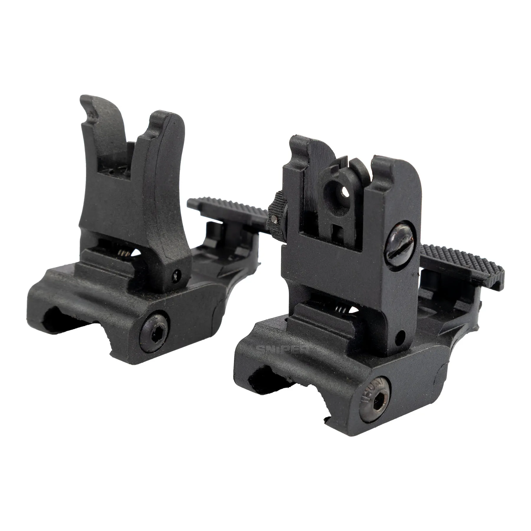 Flip-Up Front and Rear Sight, Black Flip-Up Front and Rear Sight, Black