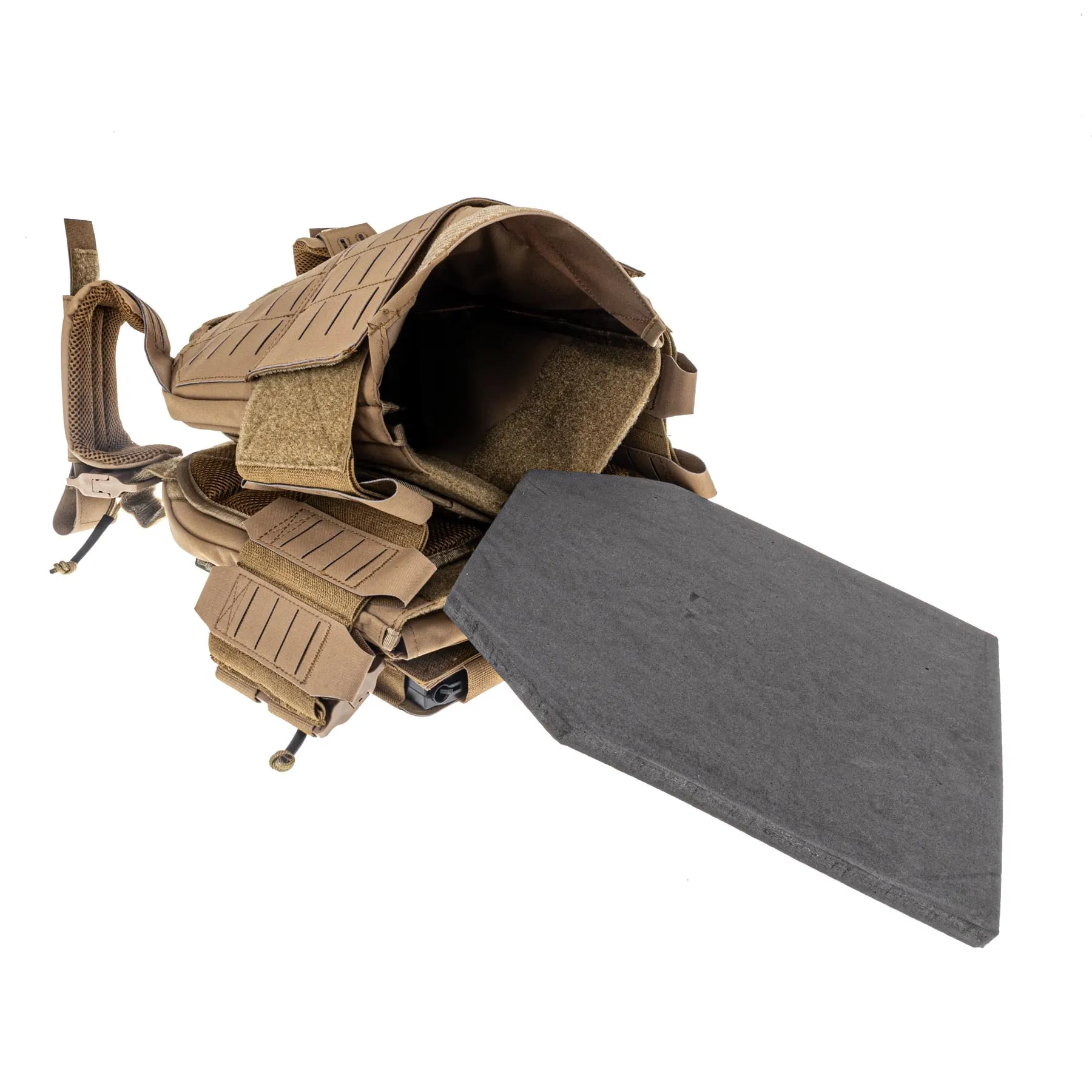 Conquer MQR Vest Plattenträger, Coyote